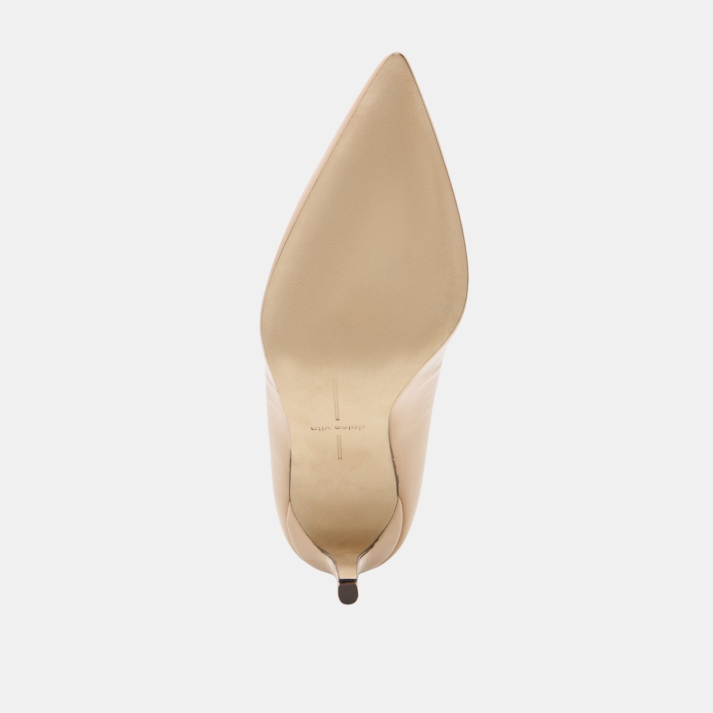 LANKY Tan Leather Closed-Toe Pump Stiletto Heels Dolce Vita On sale