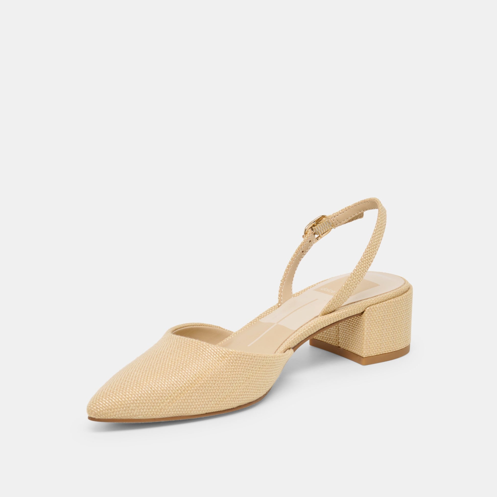 Carel Light Natural Raffia Heels Dolce Vita Outlet