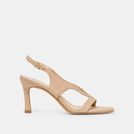 Izela Bamboo Suede Heels Dolce Vita us