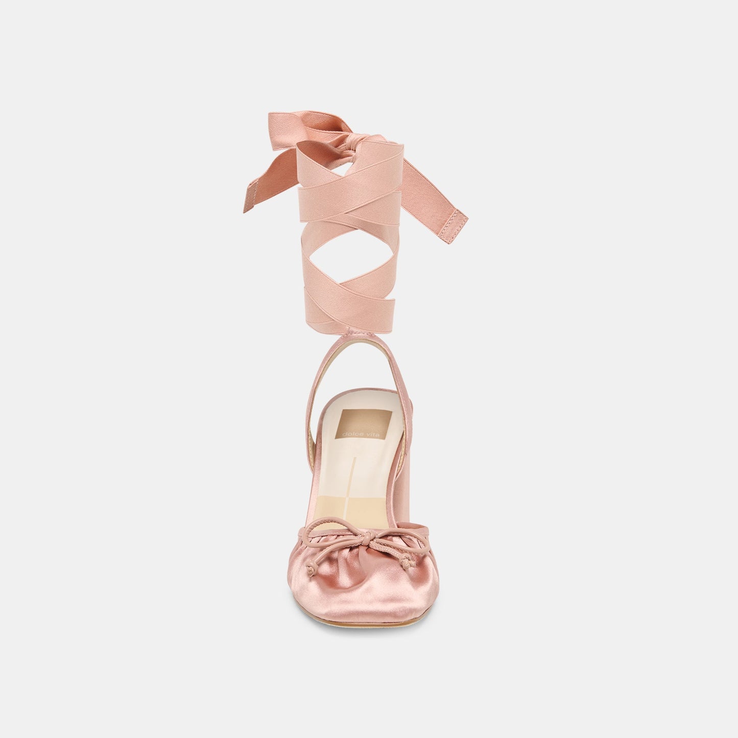 Tisha Lt Blush Satin Heels Dolce Vita New