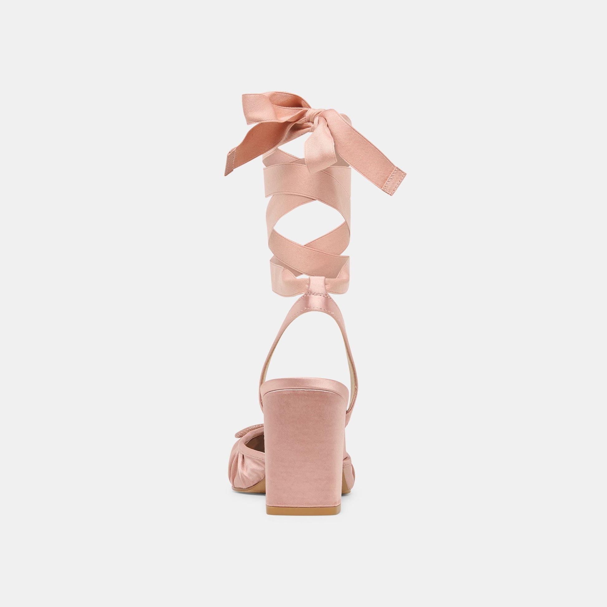 Tisha Lt Blush Satin Heels Dolce Vita New