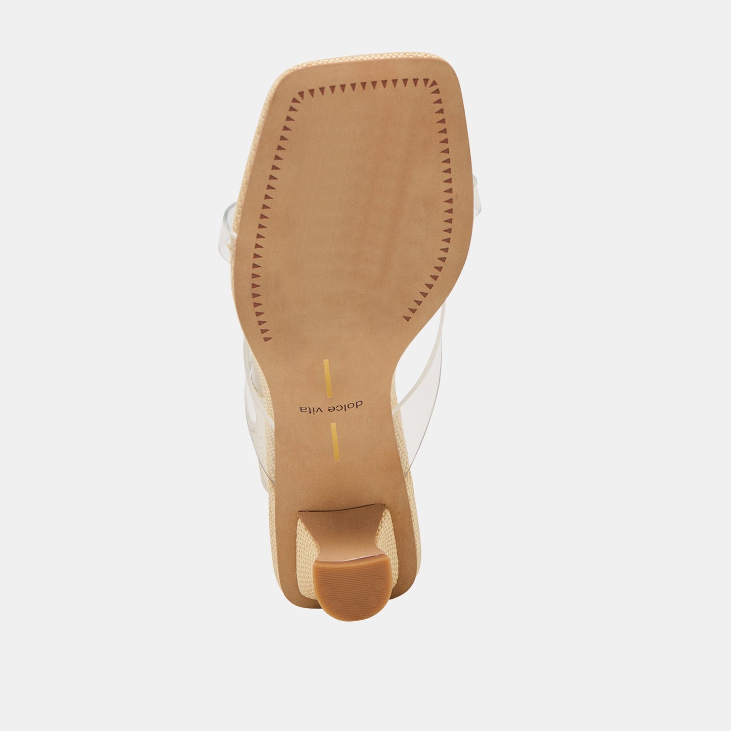 Brevel Vinyl Wide Crystal Jelly Heels Dolce Vita For sale