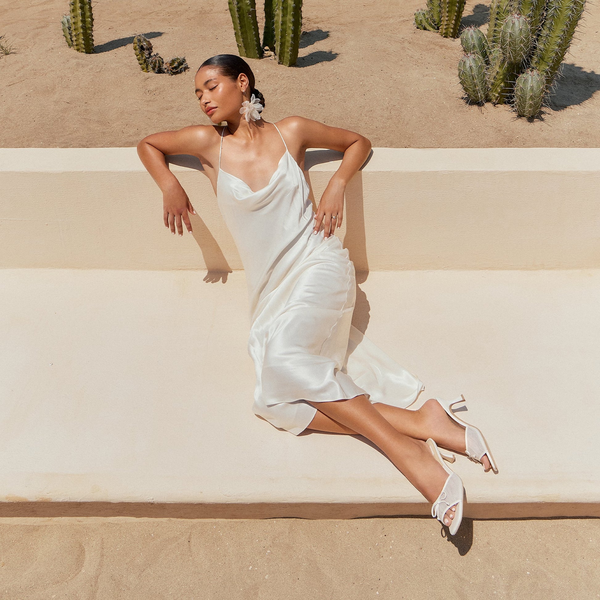Galen White Tulle Heels Dolce Vita Outlet