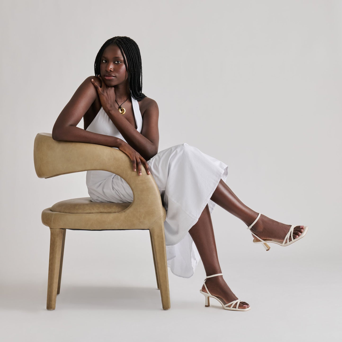 Manji True White Leather Heels Dolce Vita Discount