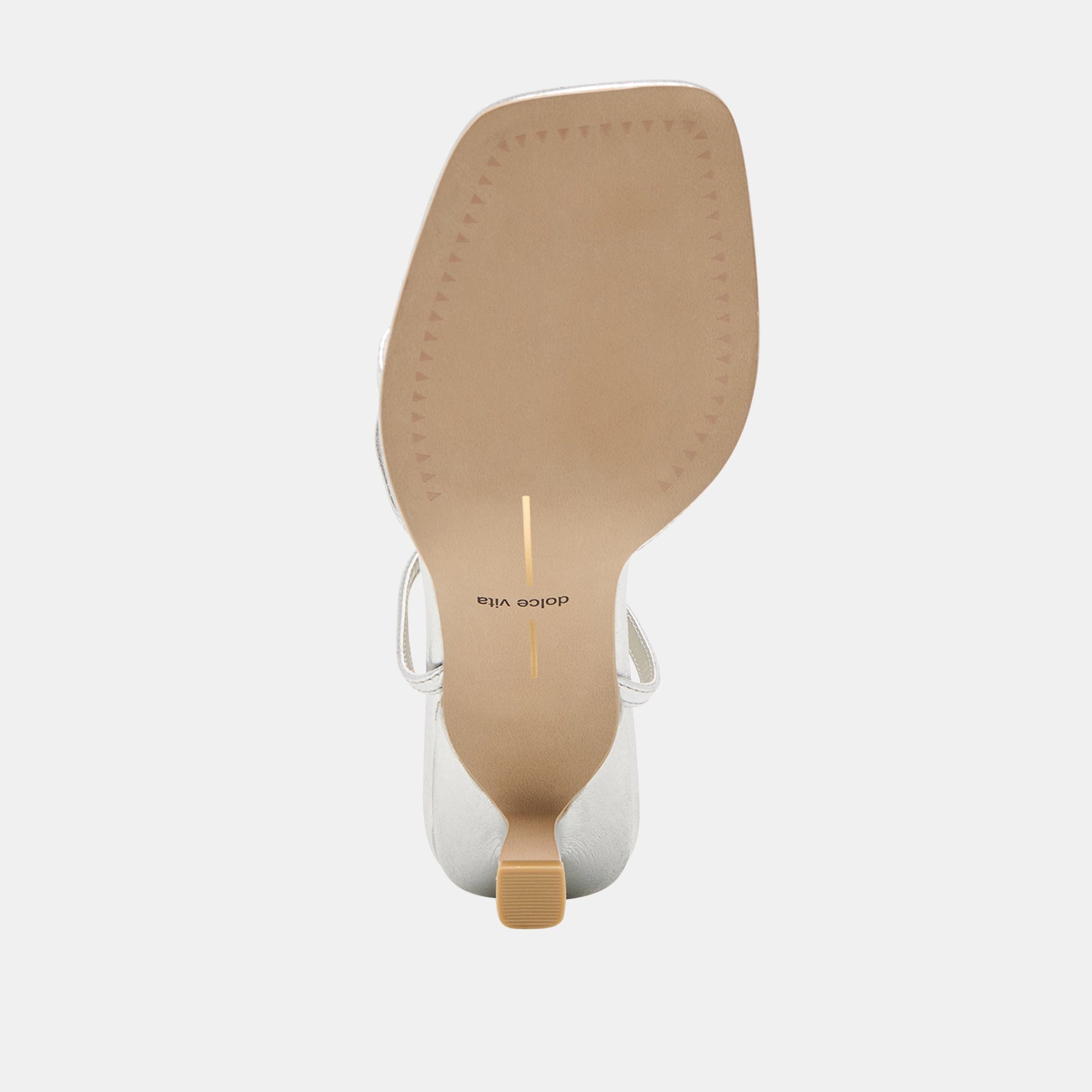 Manji Silver Metallic Leather Heels Dolce Vita Sale