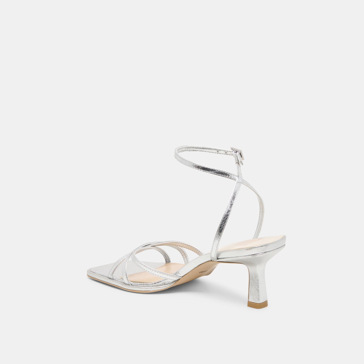 Manji Silver Metallic Leather Heels Dolce Vita Sale