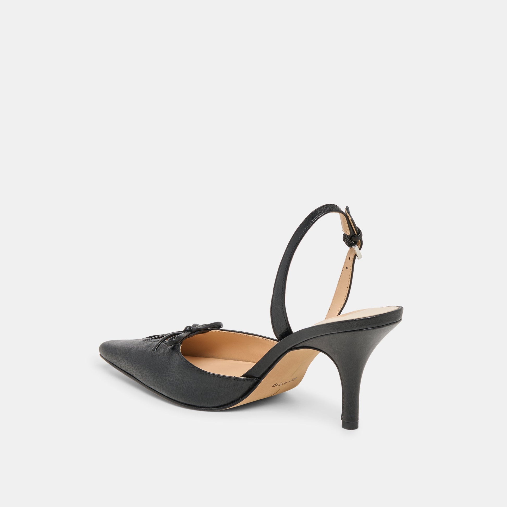 Hamya Black Leather Heels Dolce Vita Discount