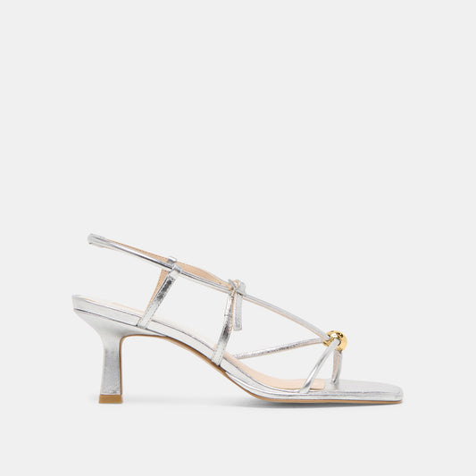Mylee Silver Distressed Leather Heels Dolce Vita Online