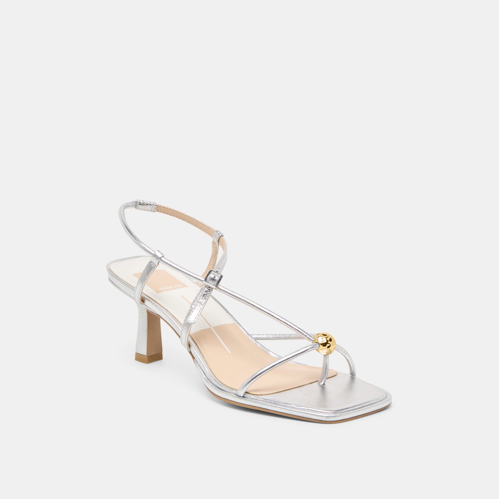 Mylee Silver Distressed Leather Heels Dolce Vita Online