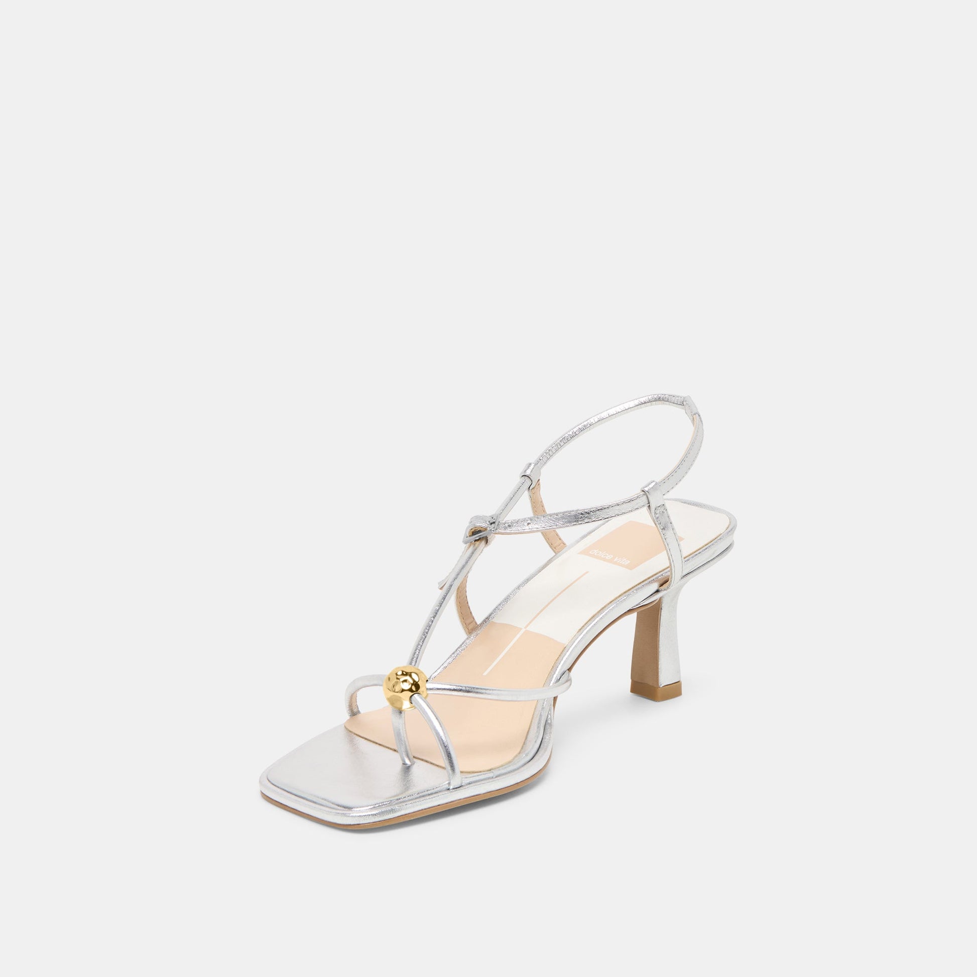 Mylee Silver Distressed Leather Heels Dolce Vita Online