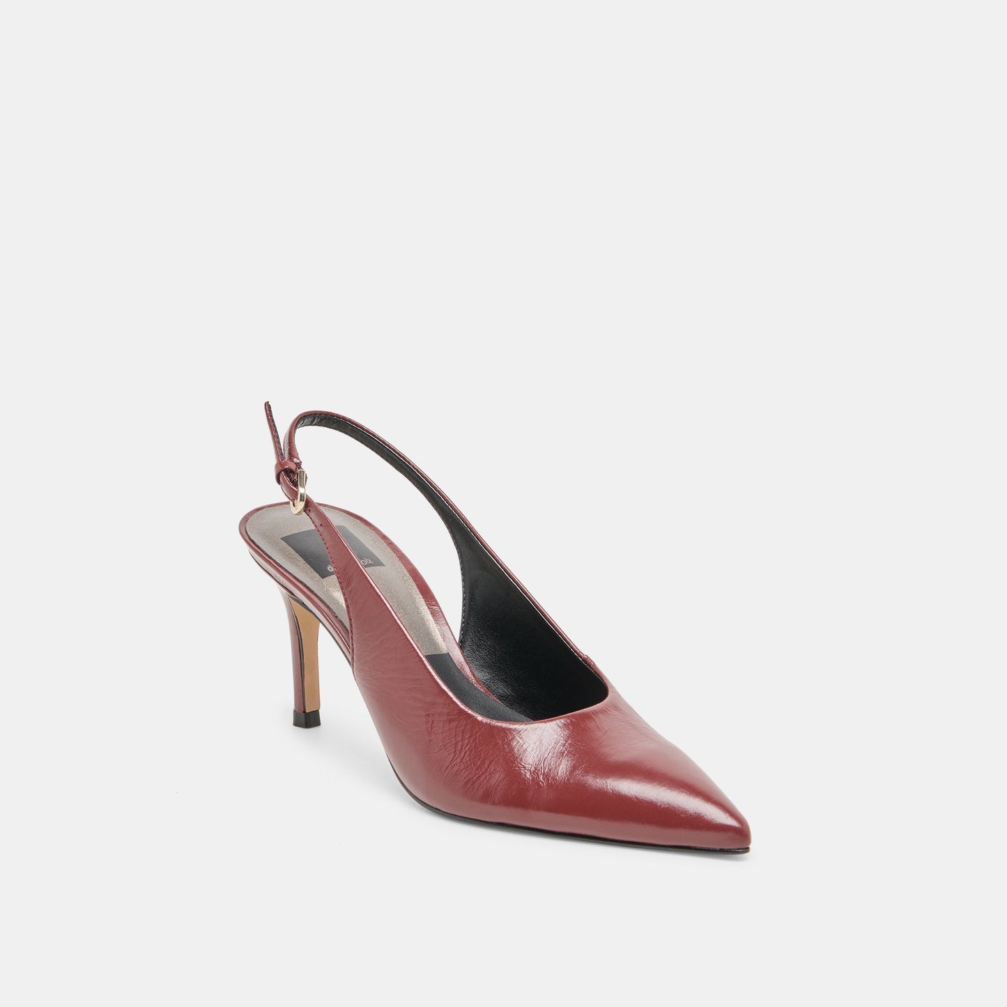 Elasi Oxblood Crinkle Heels Dolce Vita New