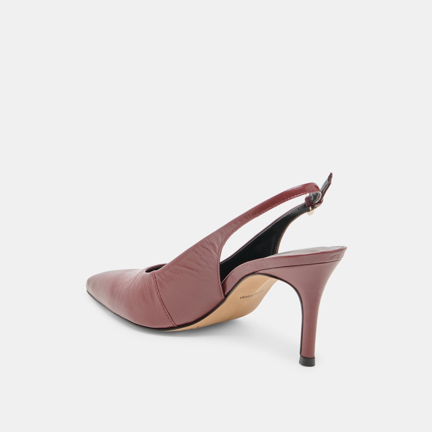 Elasi Oxblood Crinkle Heels Dolce Vita New