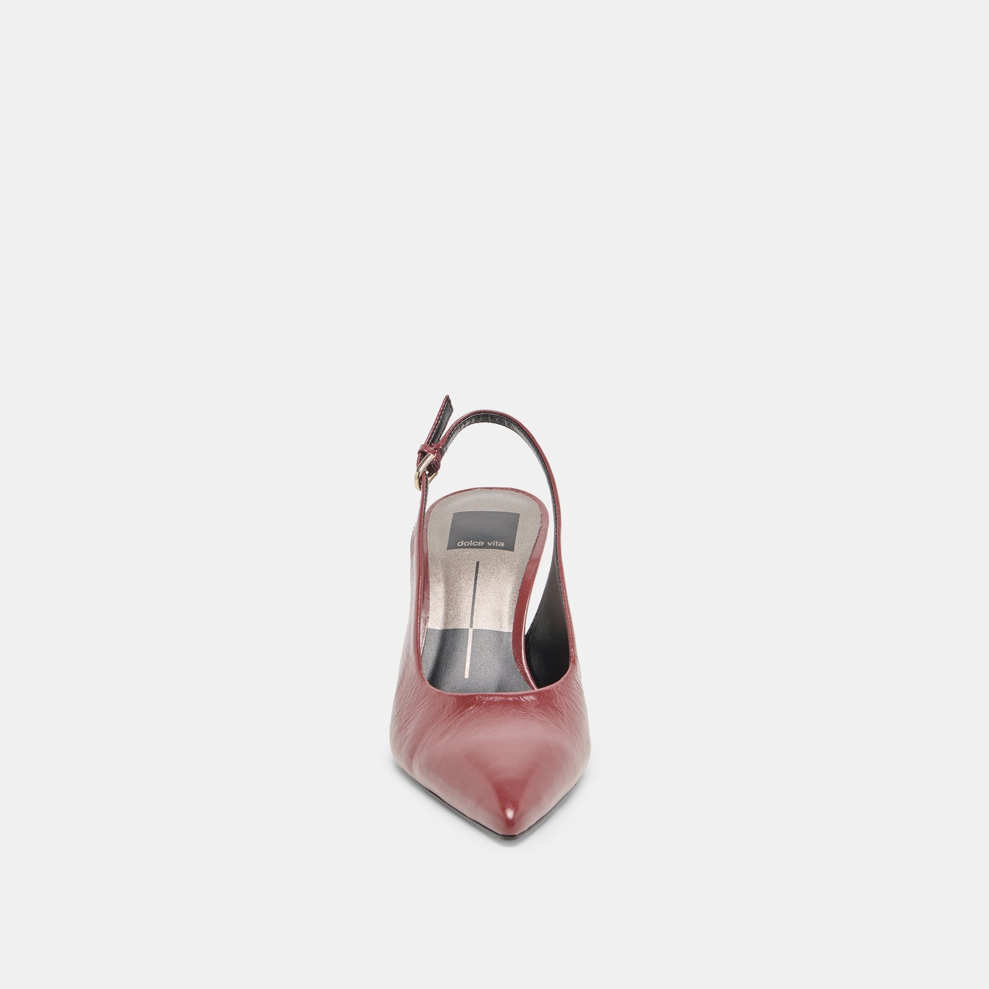 Elasi Oxblood Crinkle Heels Dolce Vita New
