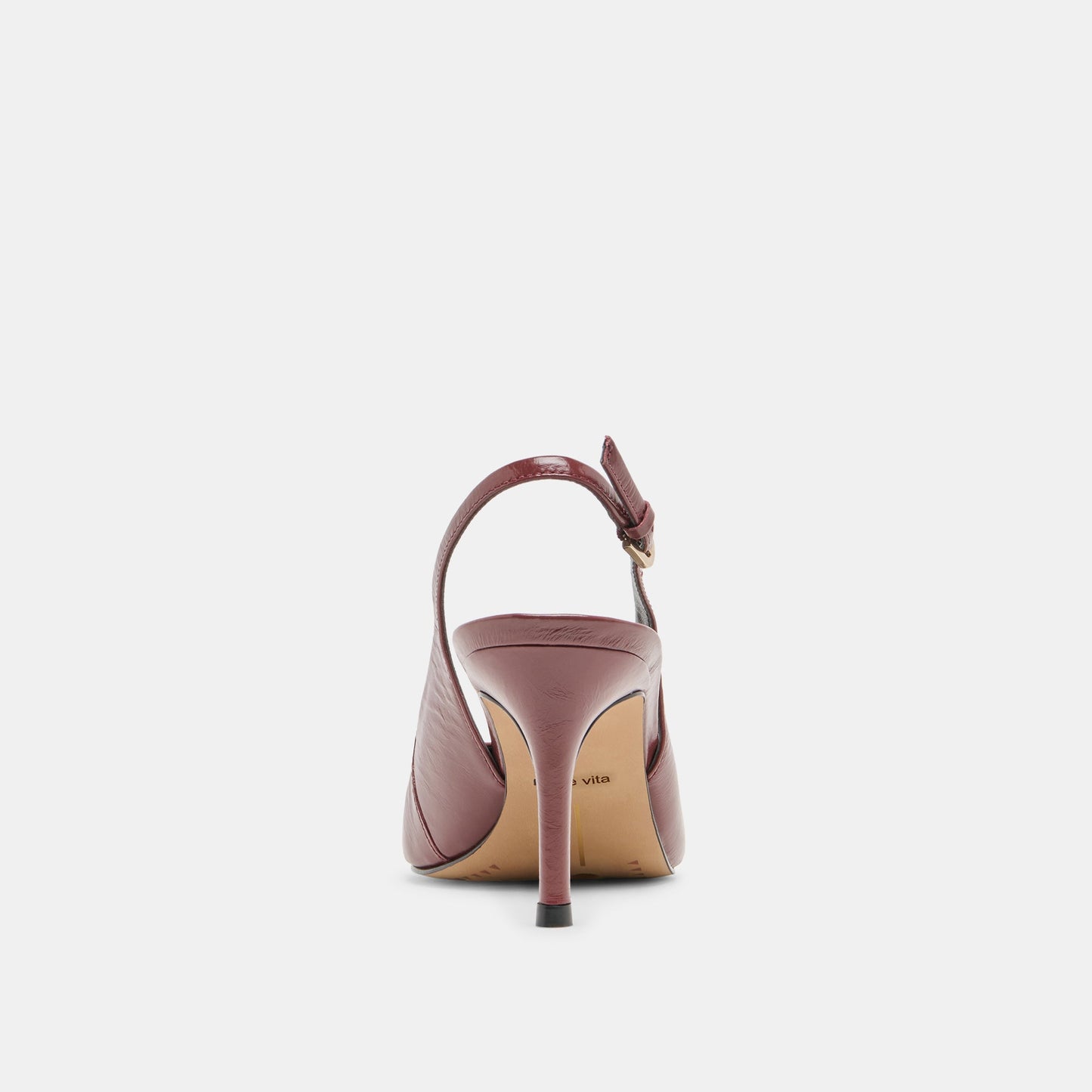 Elasi Oxblood Crinkle Heels Dolce Vita New