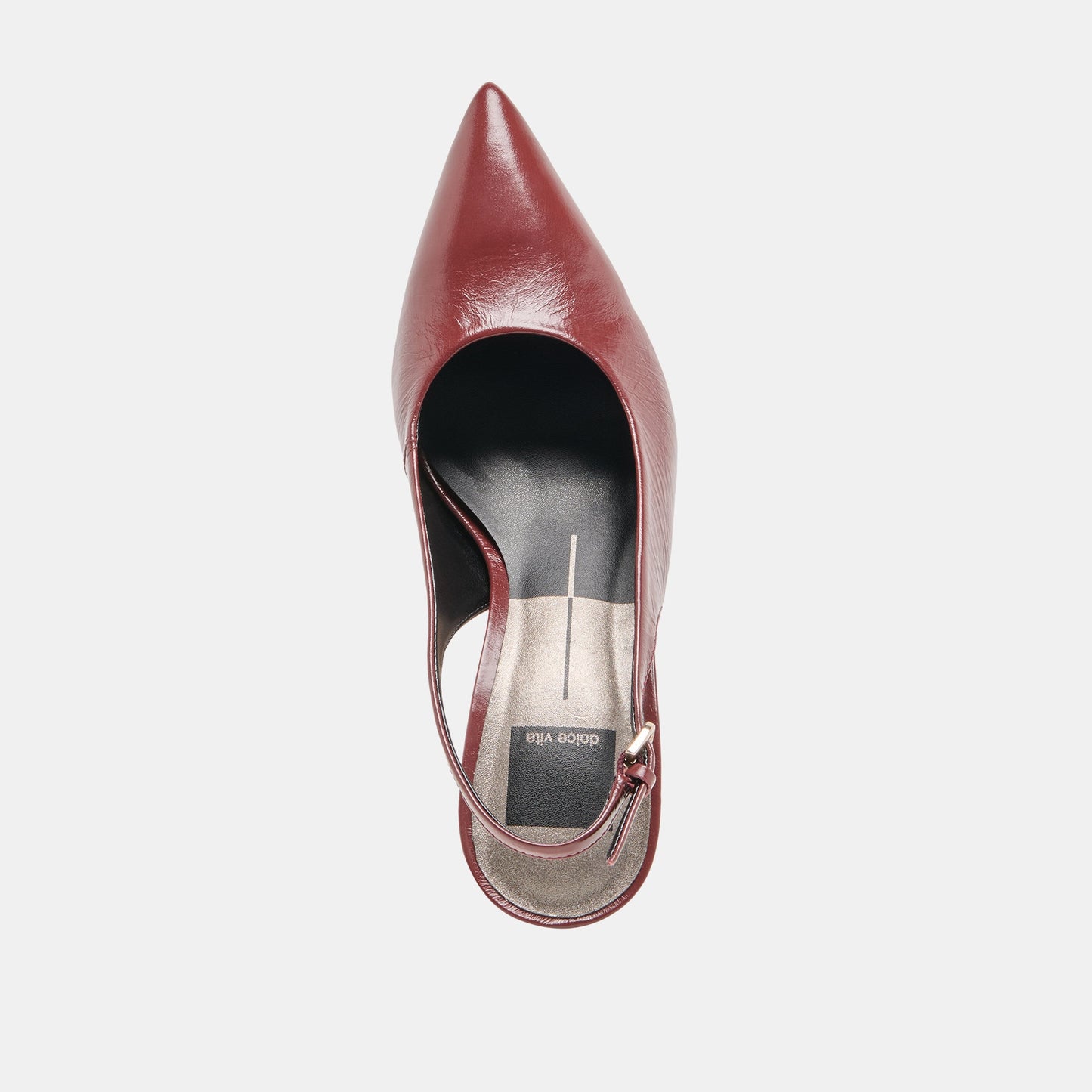 Elasi Oxblood Crinkle Heels Dolce Vita New