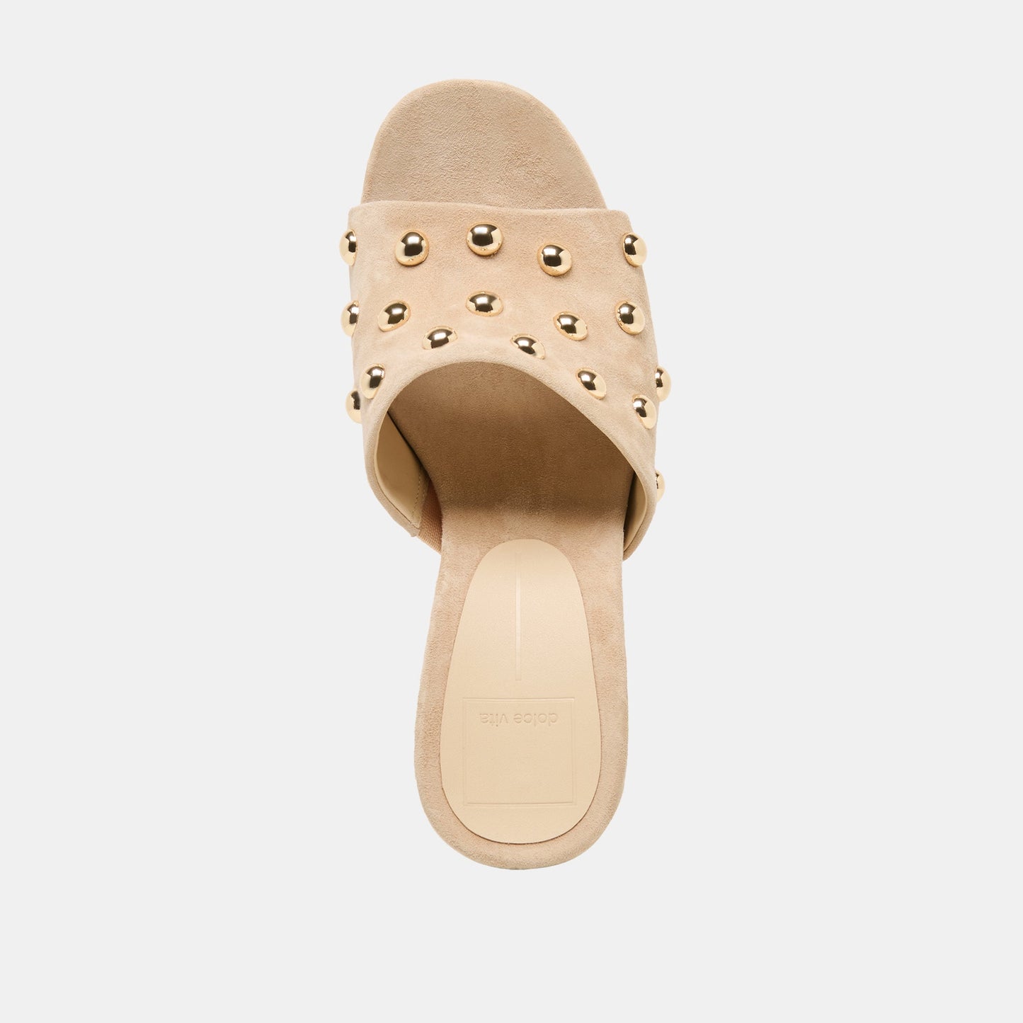 Holta Stud Camel Suede Wedges Dolce Vita Discount