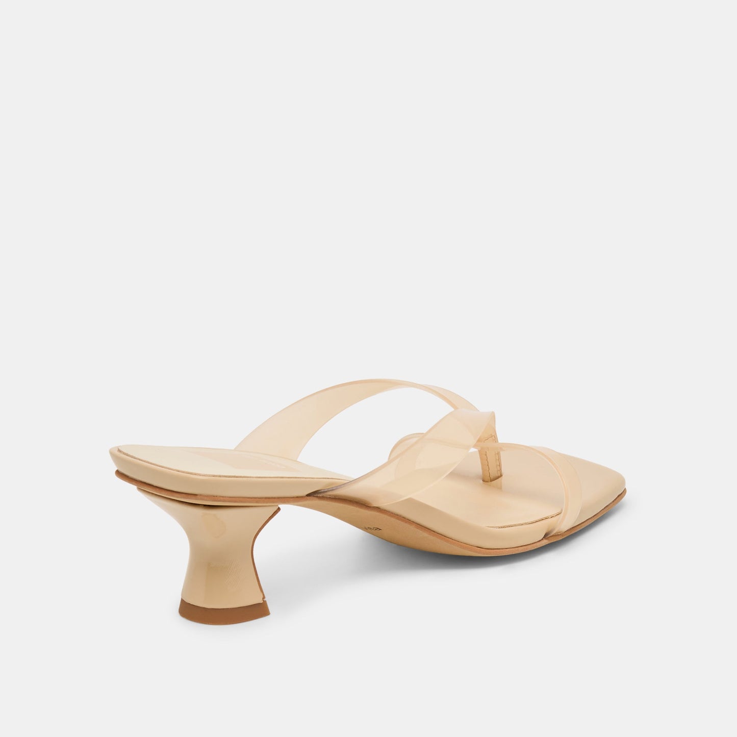Brevel Vinyl Wide Praline Jelly Heels Dolce Vita Sale