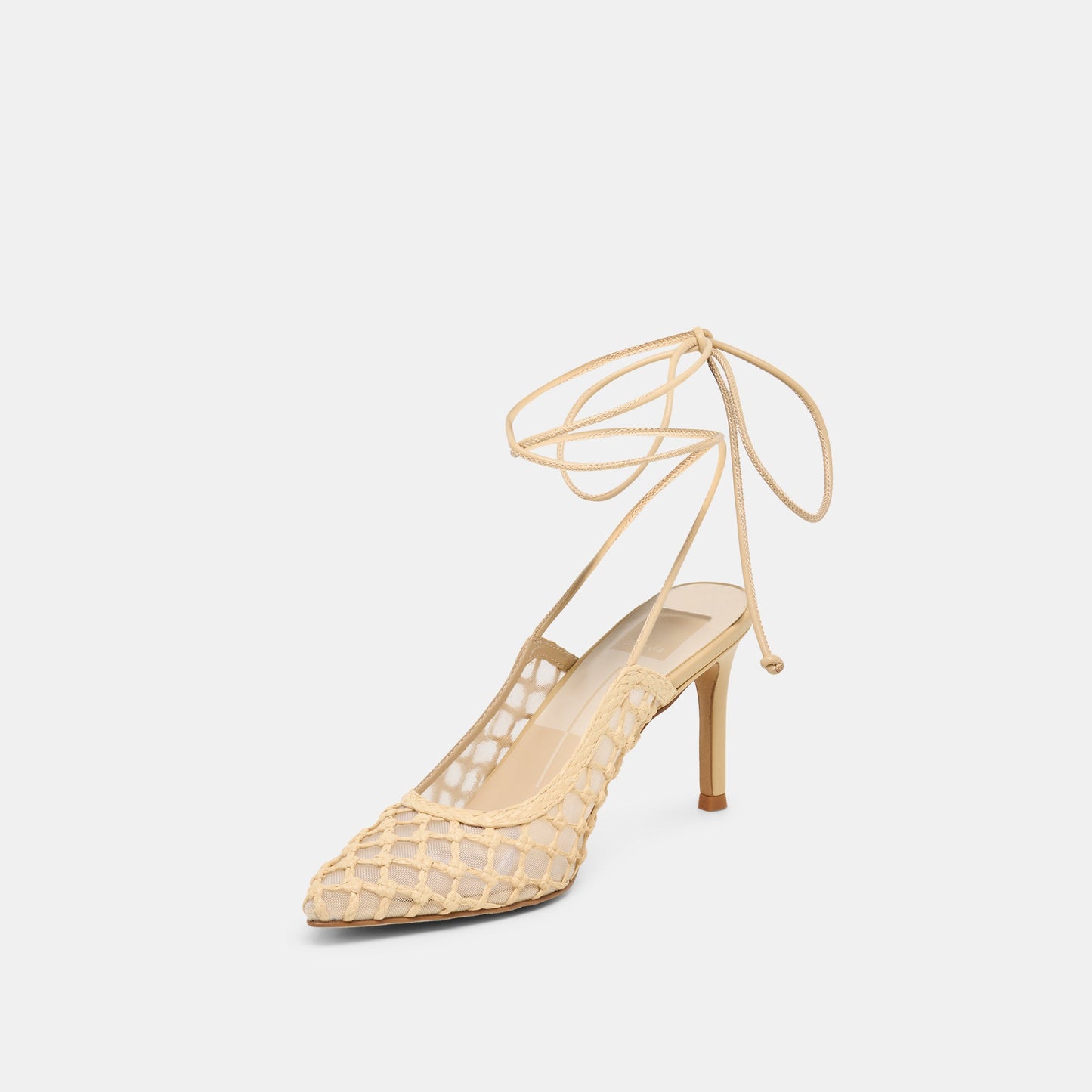 Yael Lt Natural Woven Raffia Heels Dolce Vita For sale