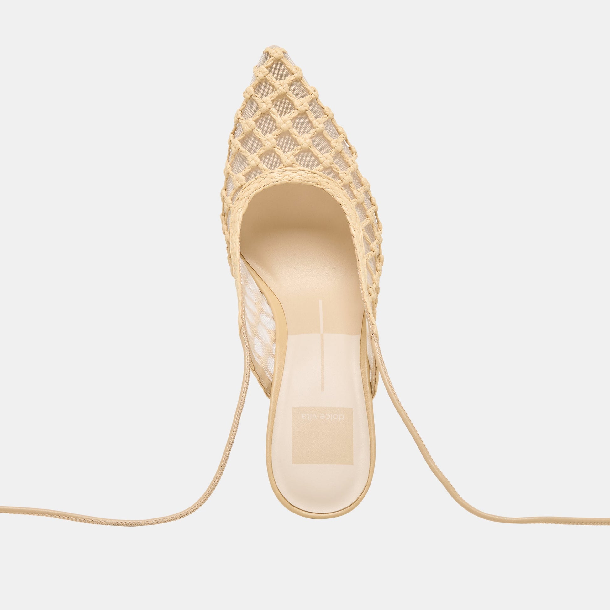 Yael Lt Natural Woven Raffia Heels Dolce Vita For sale