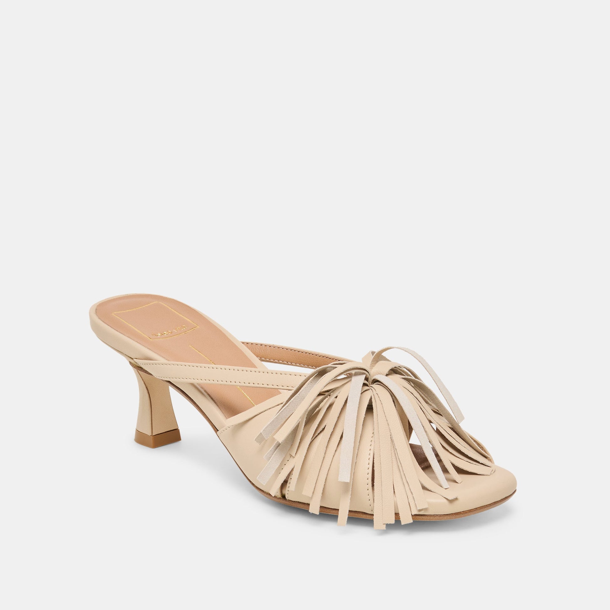 Rosaly Sand Leather Heels Dolce Vita us