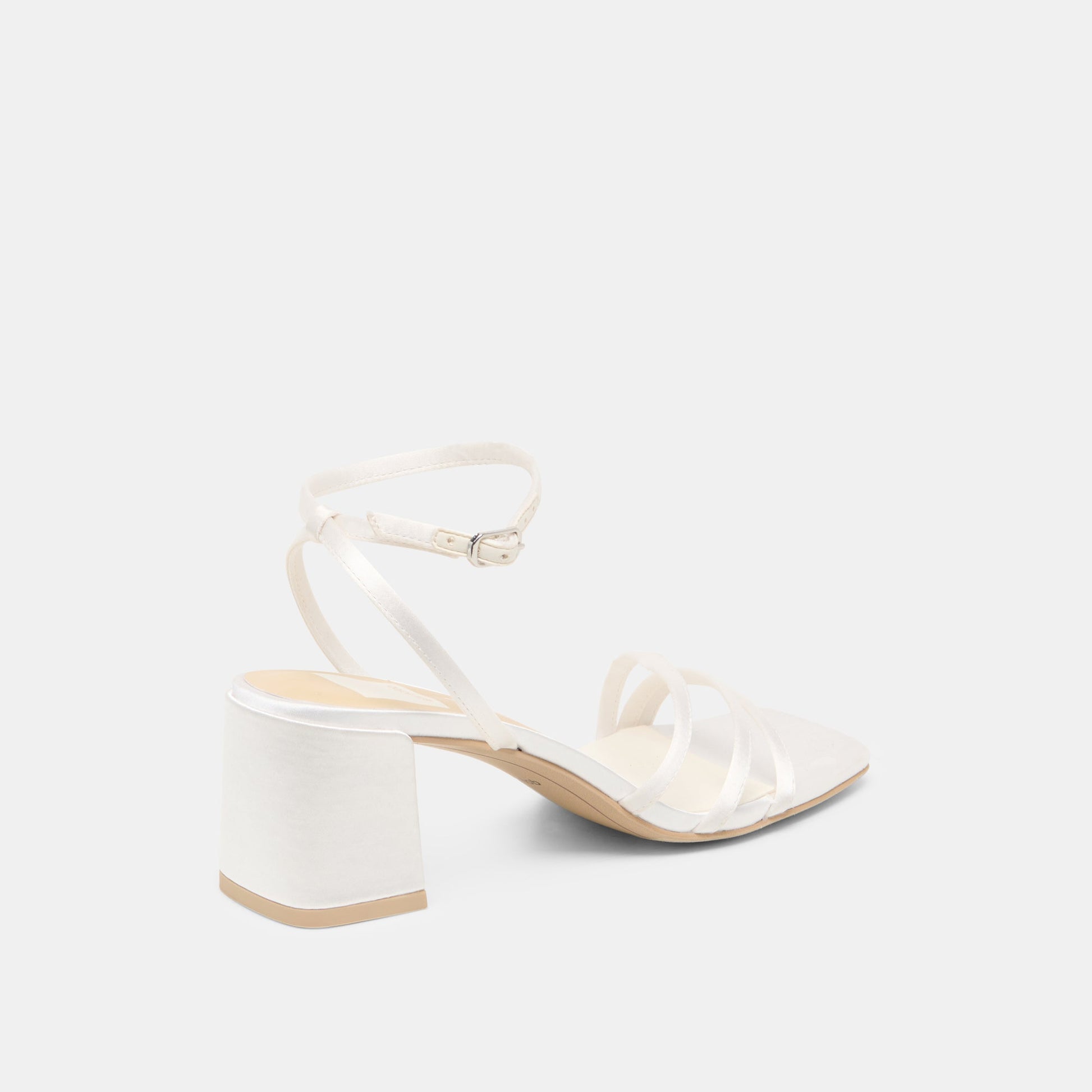 Ysabel True White Satin Heels Dolce Vita New