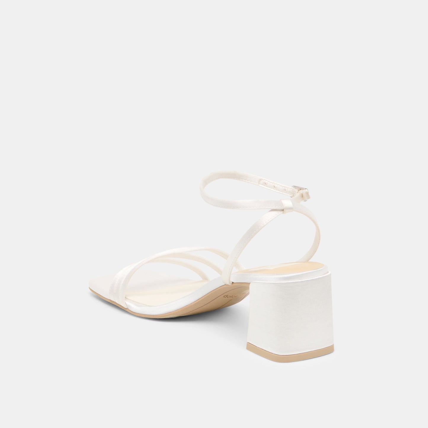 Ysabel True White Satin Heels Dolce Vita New