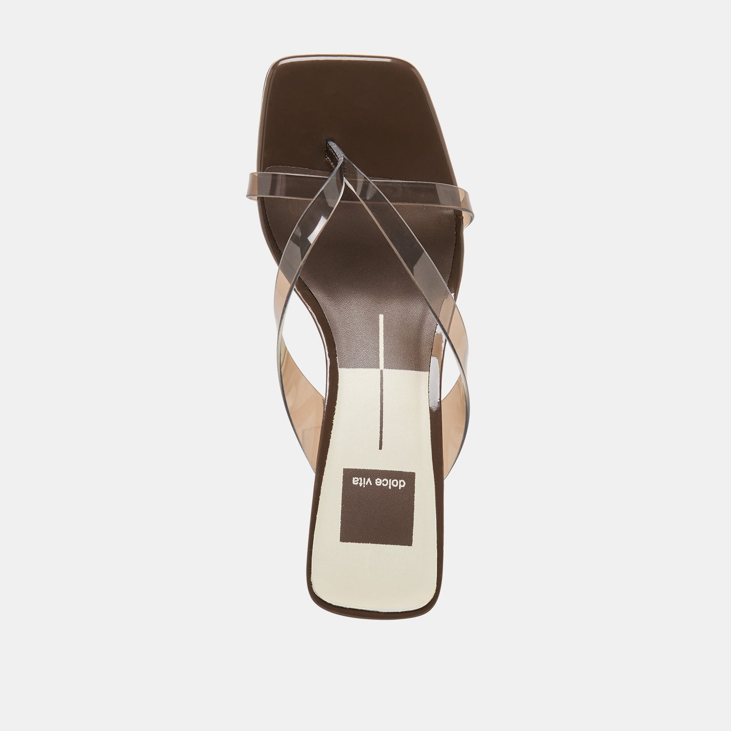 Brevel Vinyl Wide Dk Brown Jelly Heels Dolce Vita Online