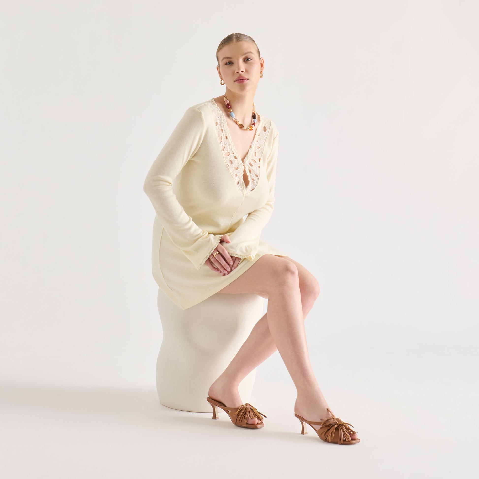 Rosaly Chestnut Leather Heels Dolce Vita Sale