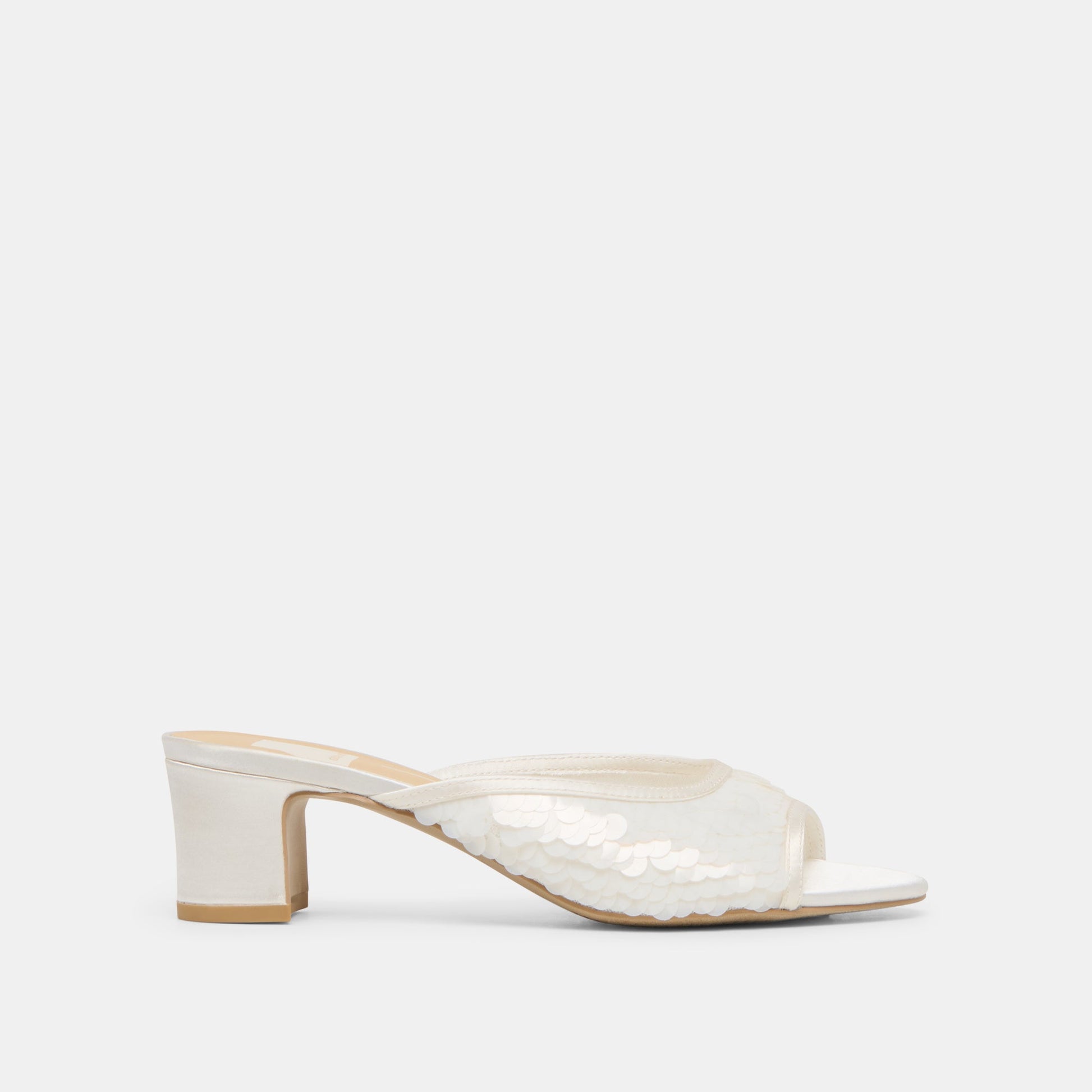 Inga Off White Satin Heels Dolce Vita On sale