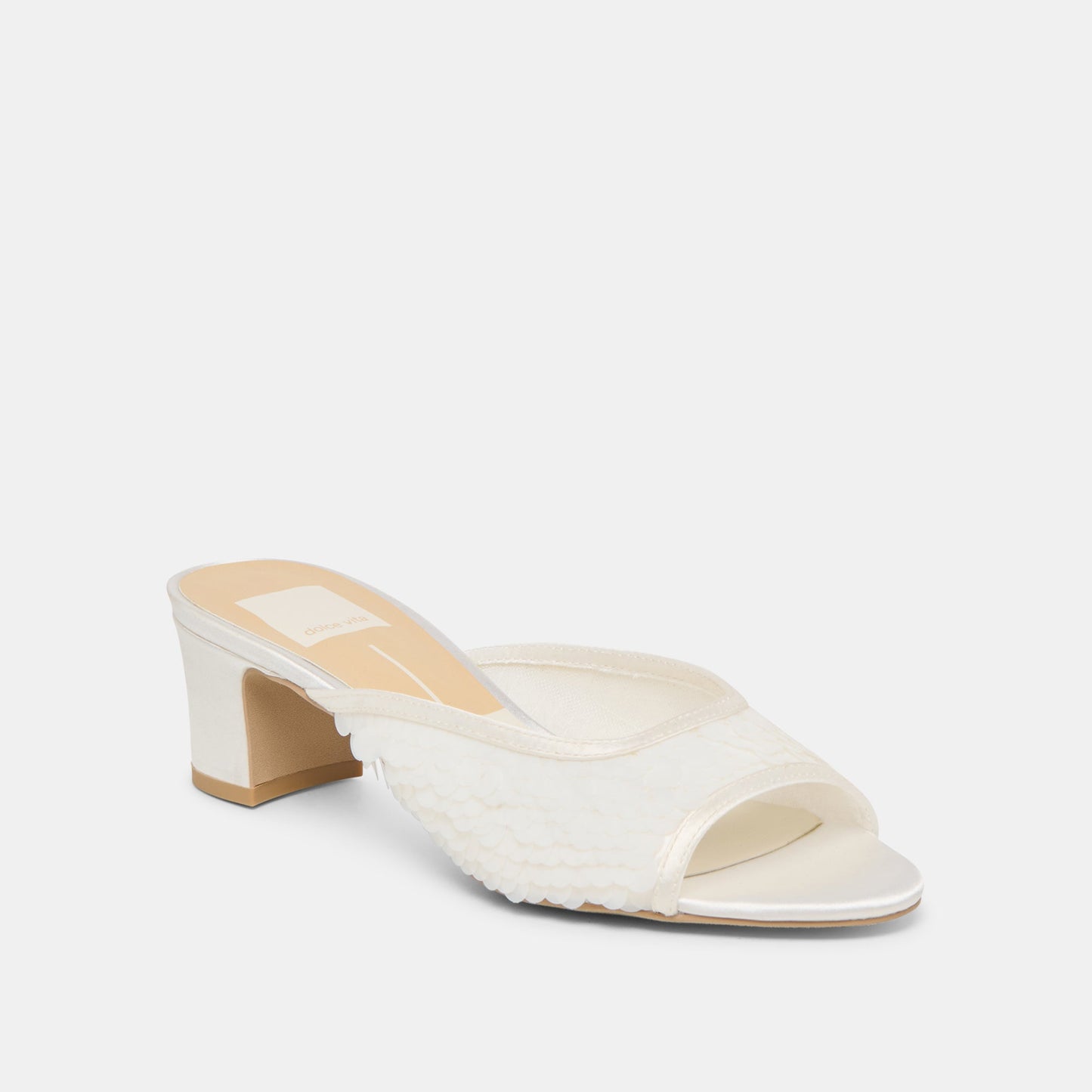 Inga Off White Satin Heels Dolce Vita On sale