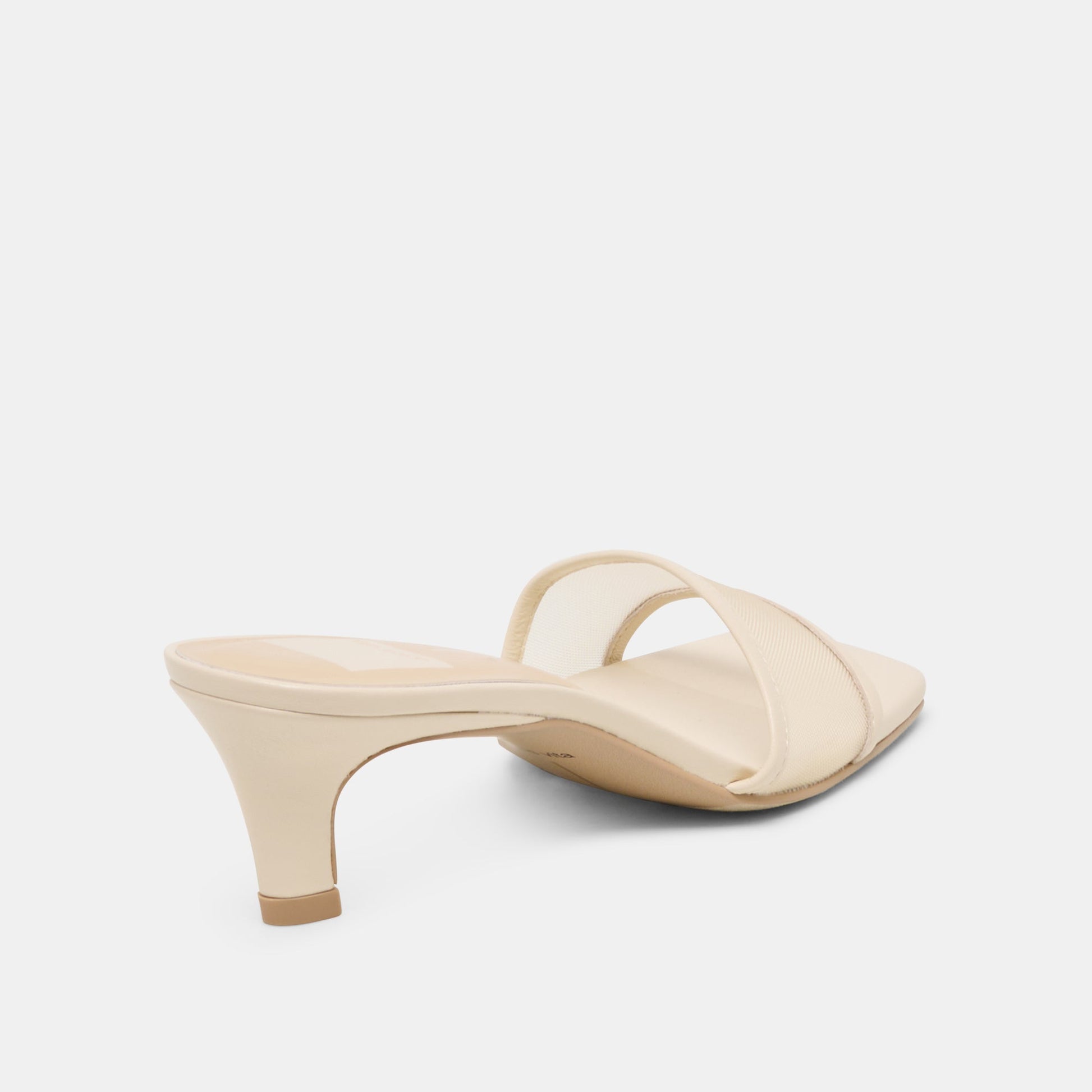 Rexa Mesh Creme Mesh Heels Dolce Vita us