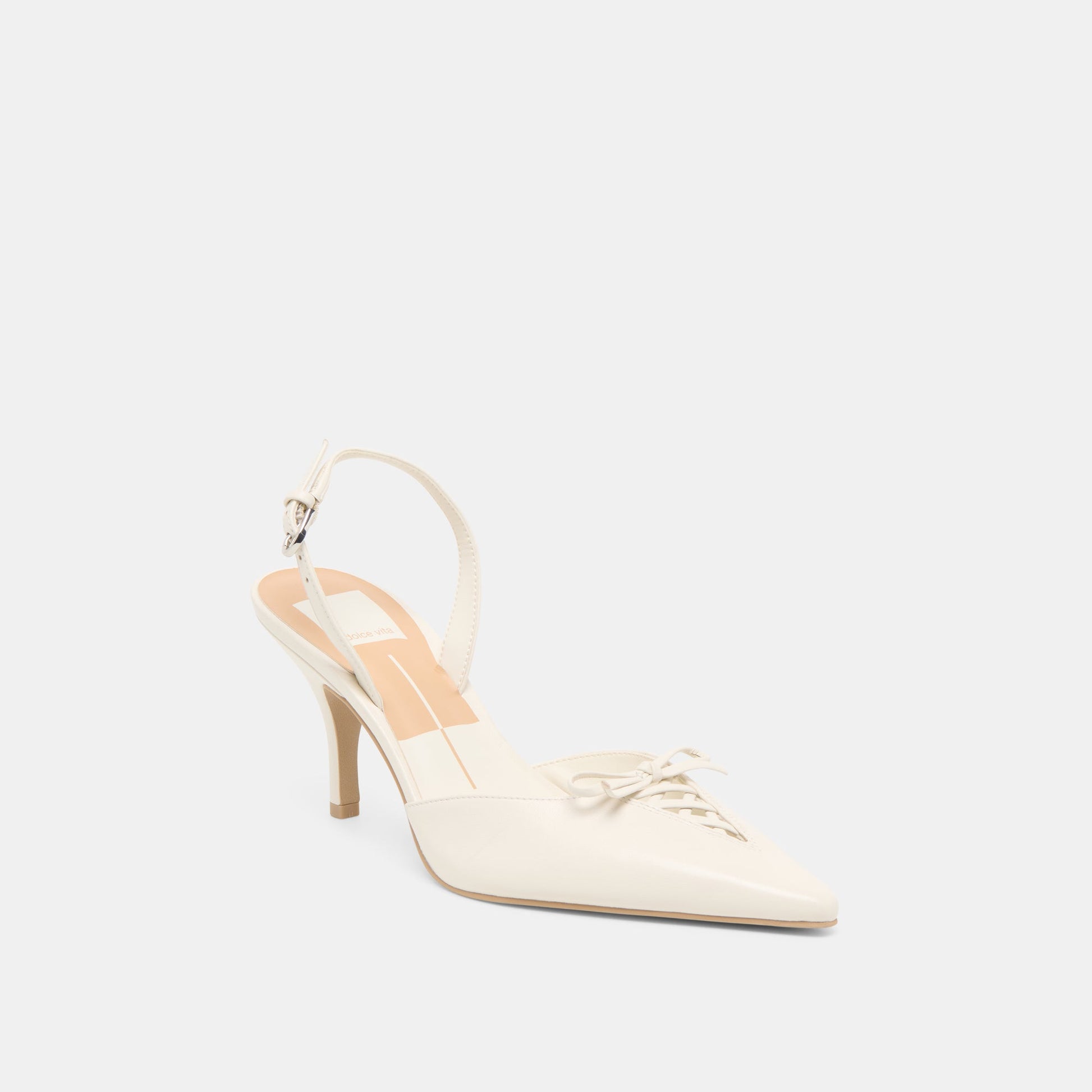 Hamya White Leather Heels Dolce Vita Discount
