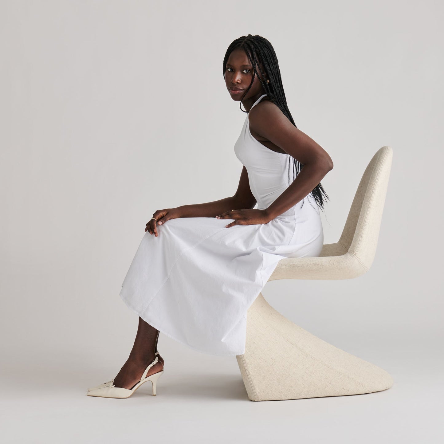 Hamya White Leather Heels Dolce Vita Discount
