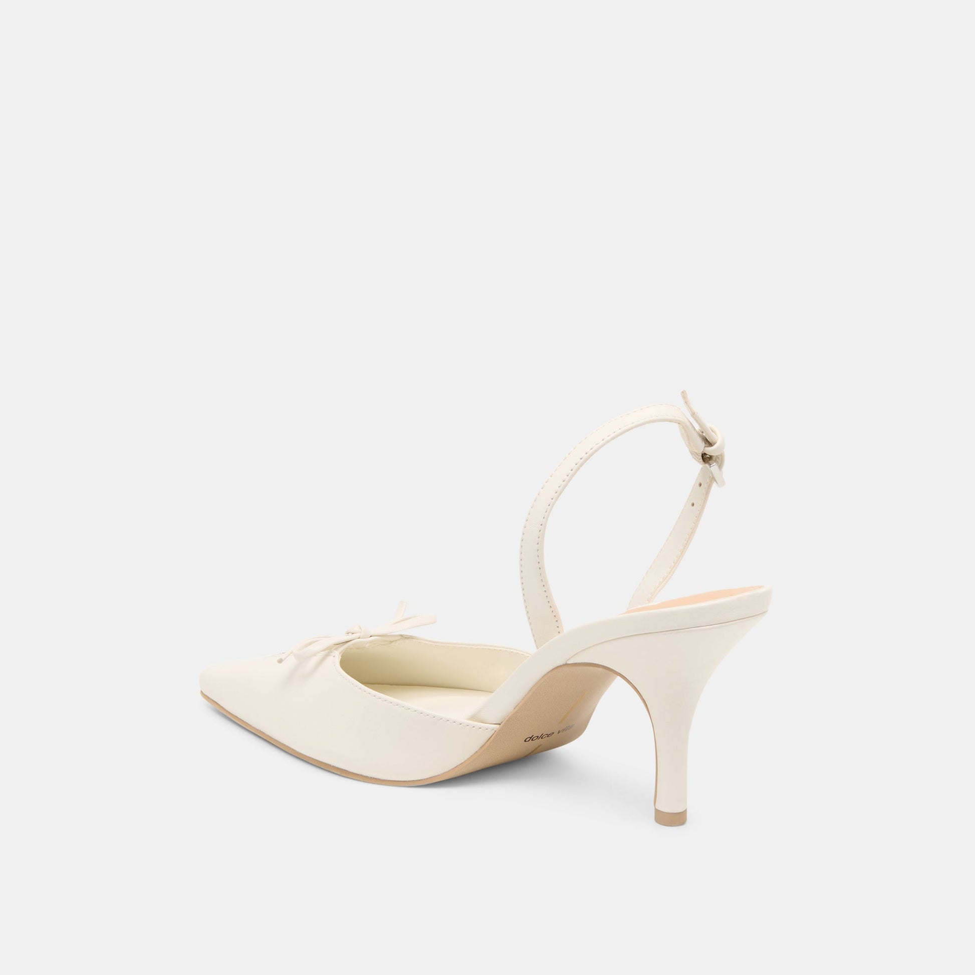 Hamya White Leather Heels Dolce Vita Discount