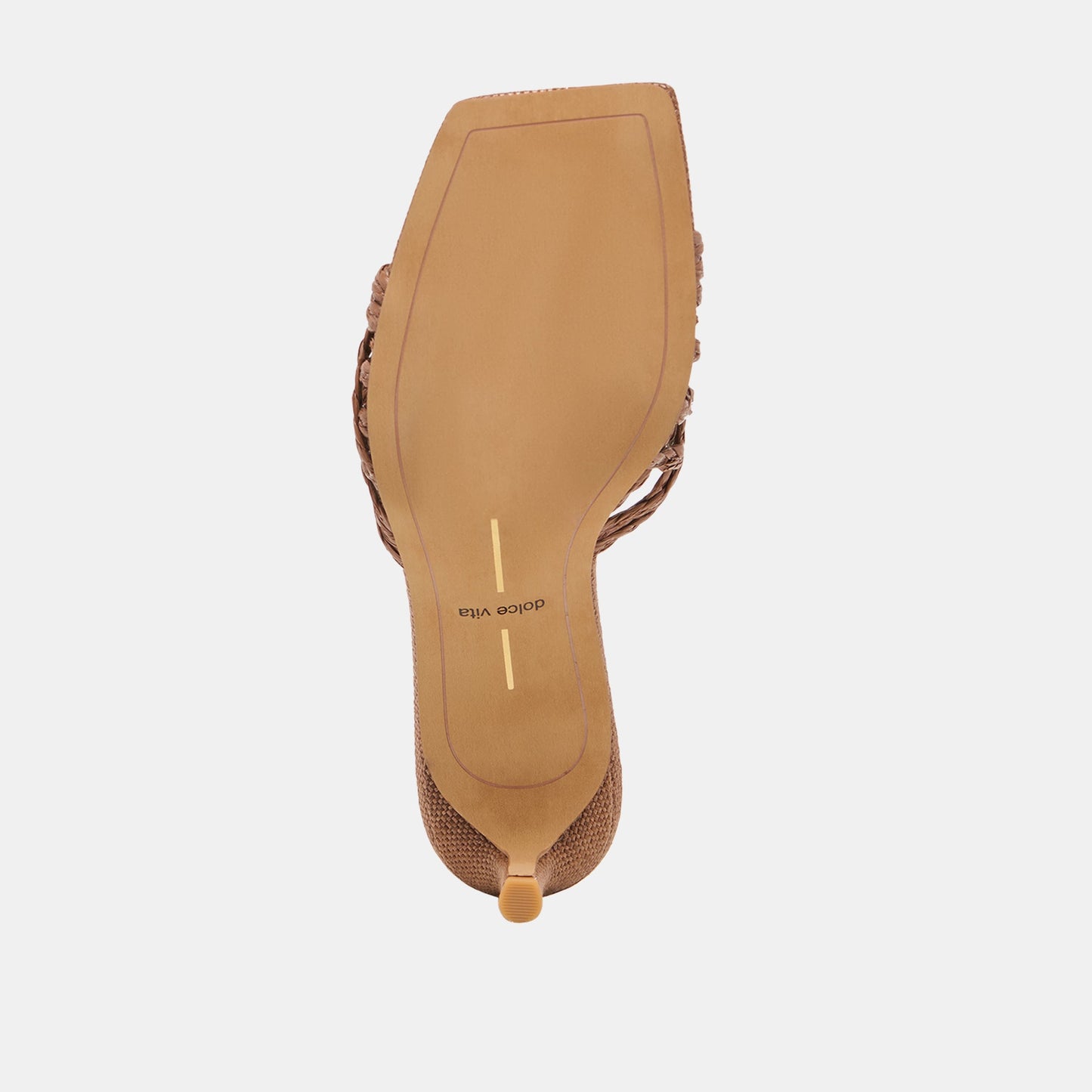Bowen Cognac Raffia Heels Dolce Vita Discount