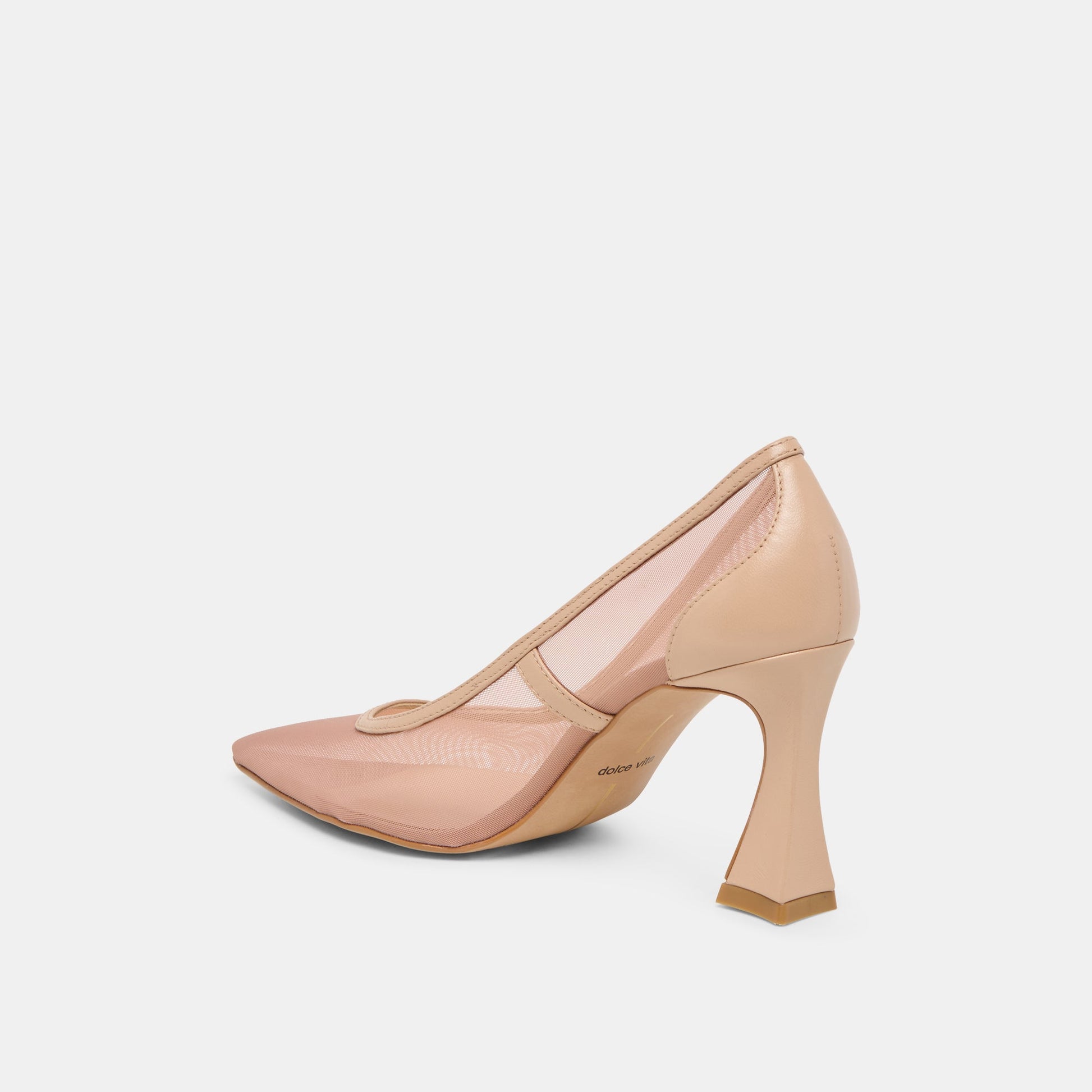 Malory Lt Tan Mesh Heels Dolce Vita Online