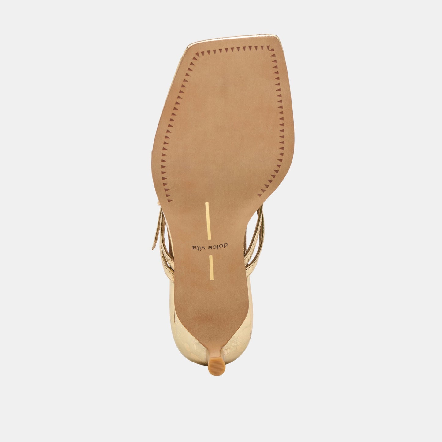 Biaga Gold Distressed Leather Heels Dolce Vita For sale