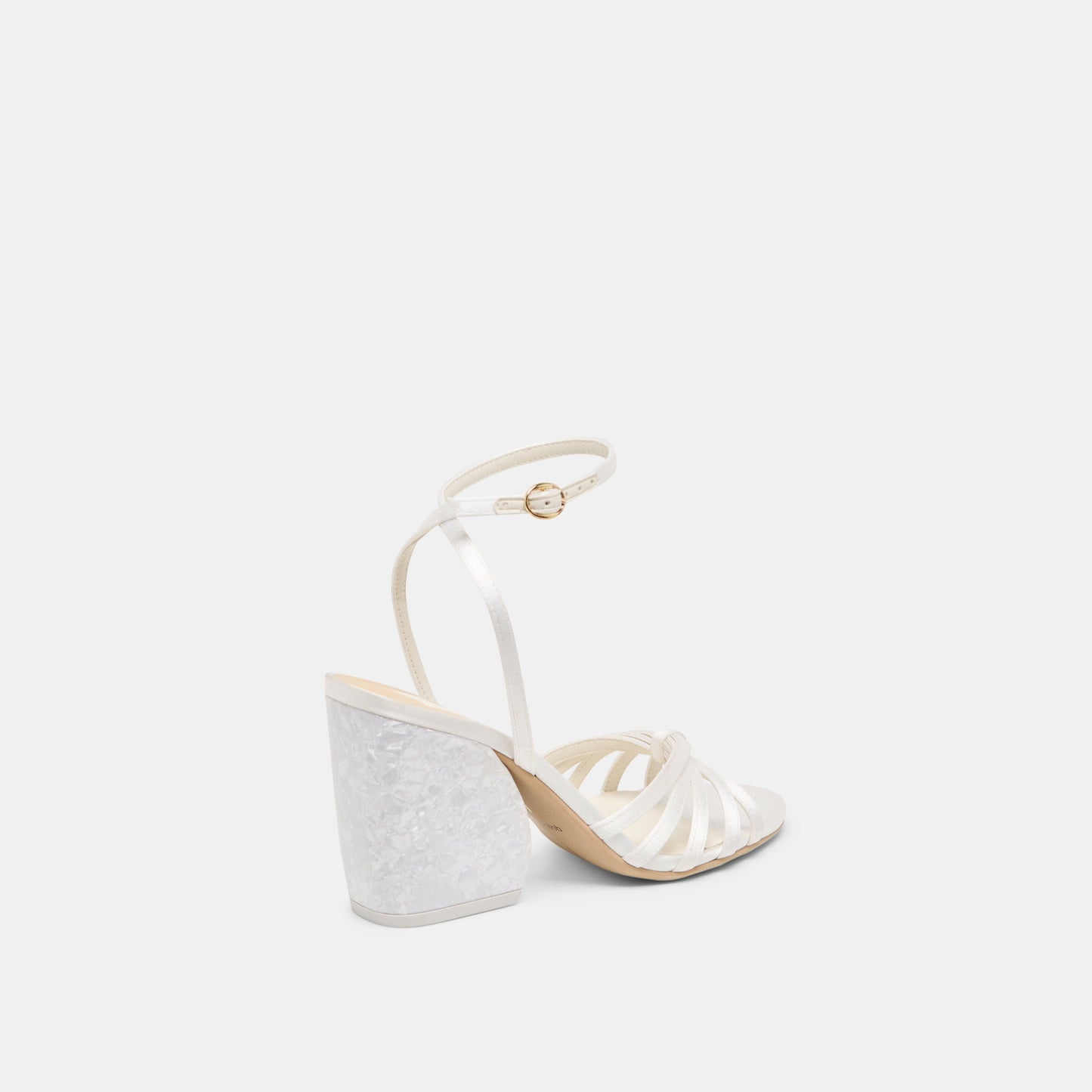 Ronica True White Satin Heels Dolce Vita us