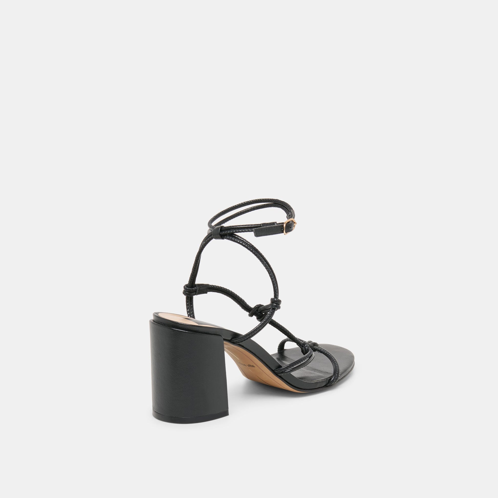 Fizzy Black Leather Heels Dolce Vita New