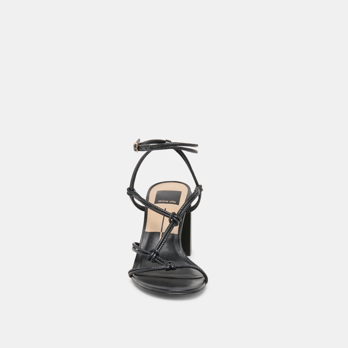 Fizzy Black Leather Heels Dolce Vita New