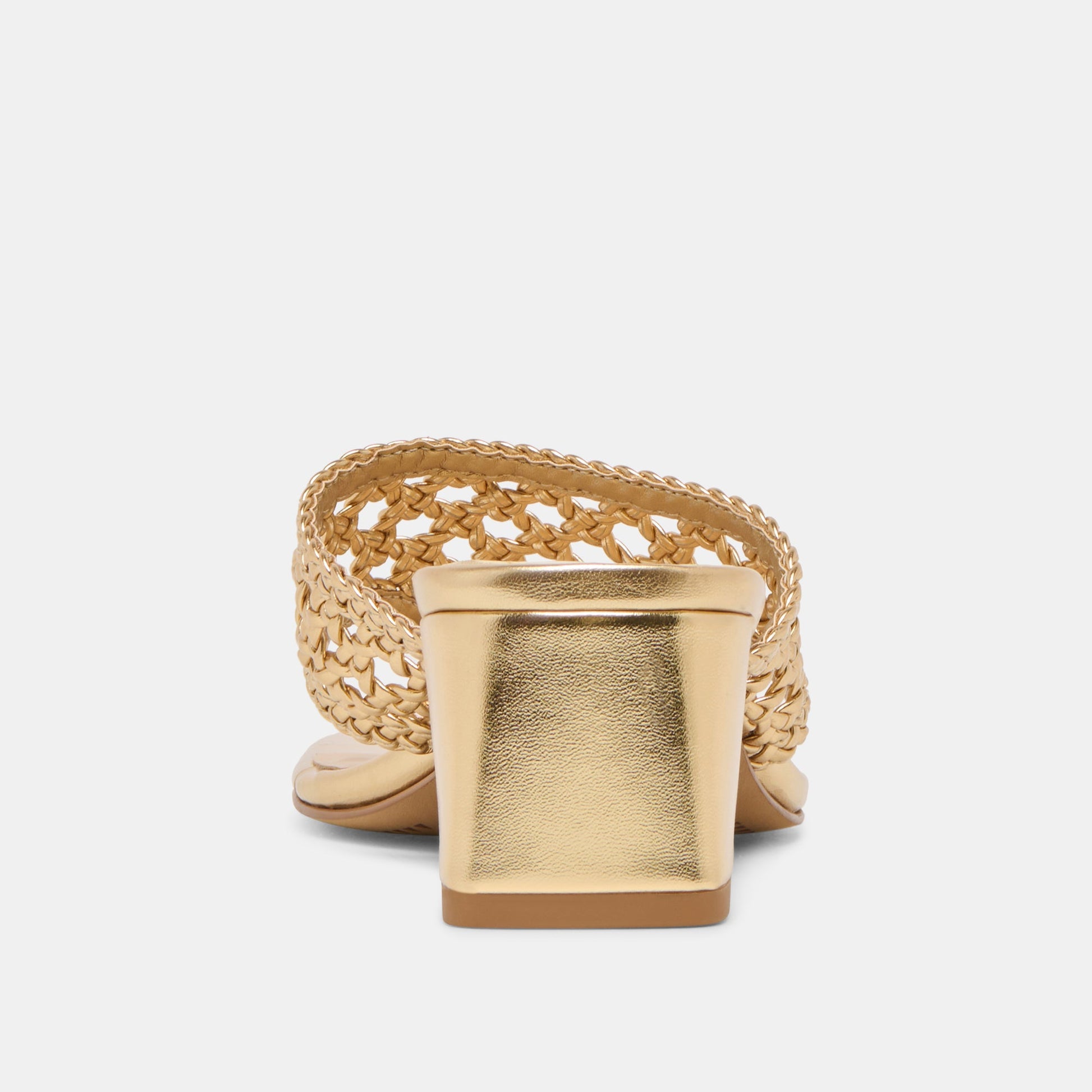 Barlo Gold Woven Stella Heels Dolce Vita Online