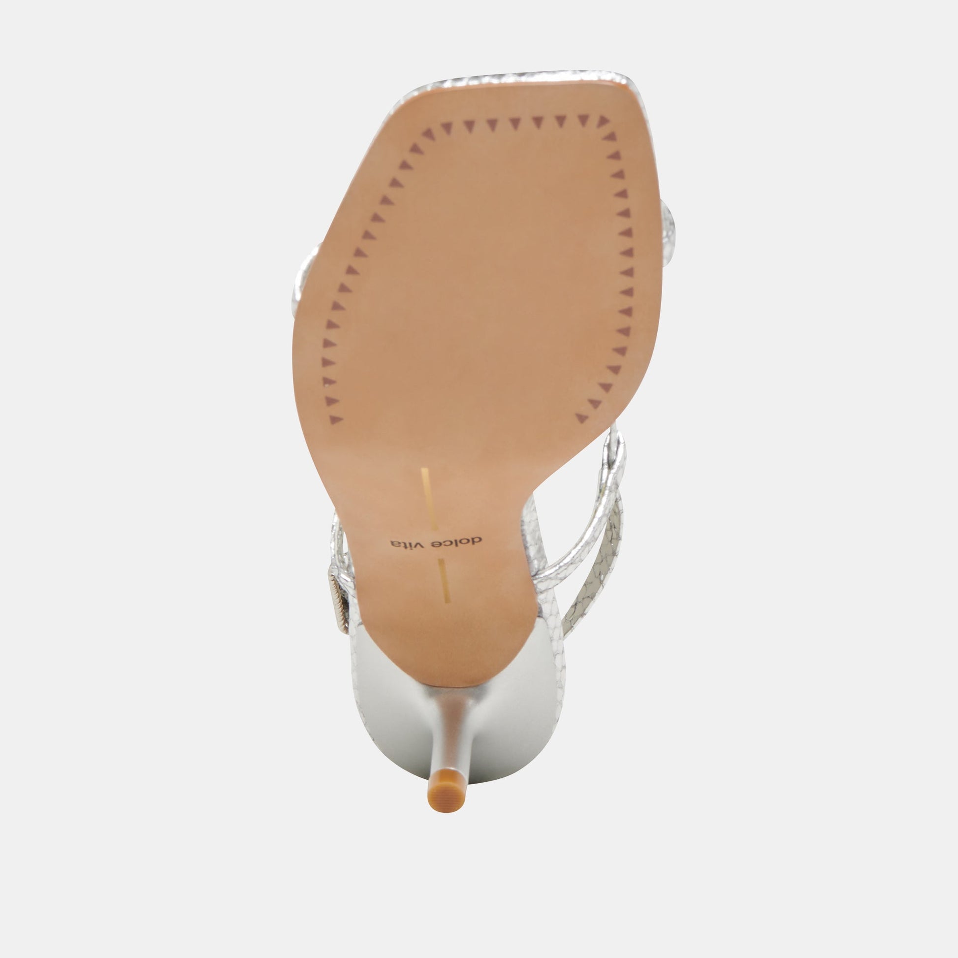 LAURY HEELS SILVER EMBOSSED LEATHER
 – Dolce Vita Dolce Vita On sale
