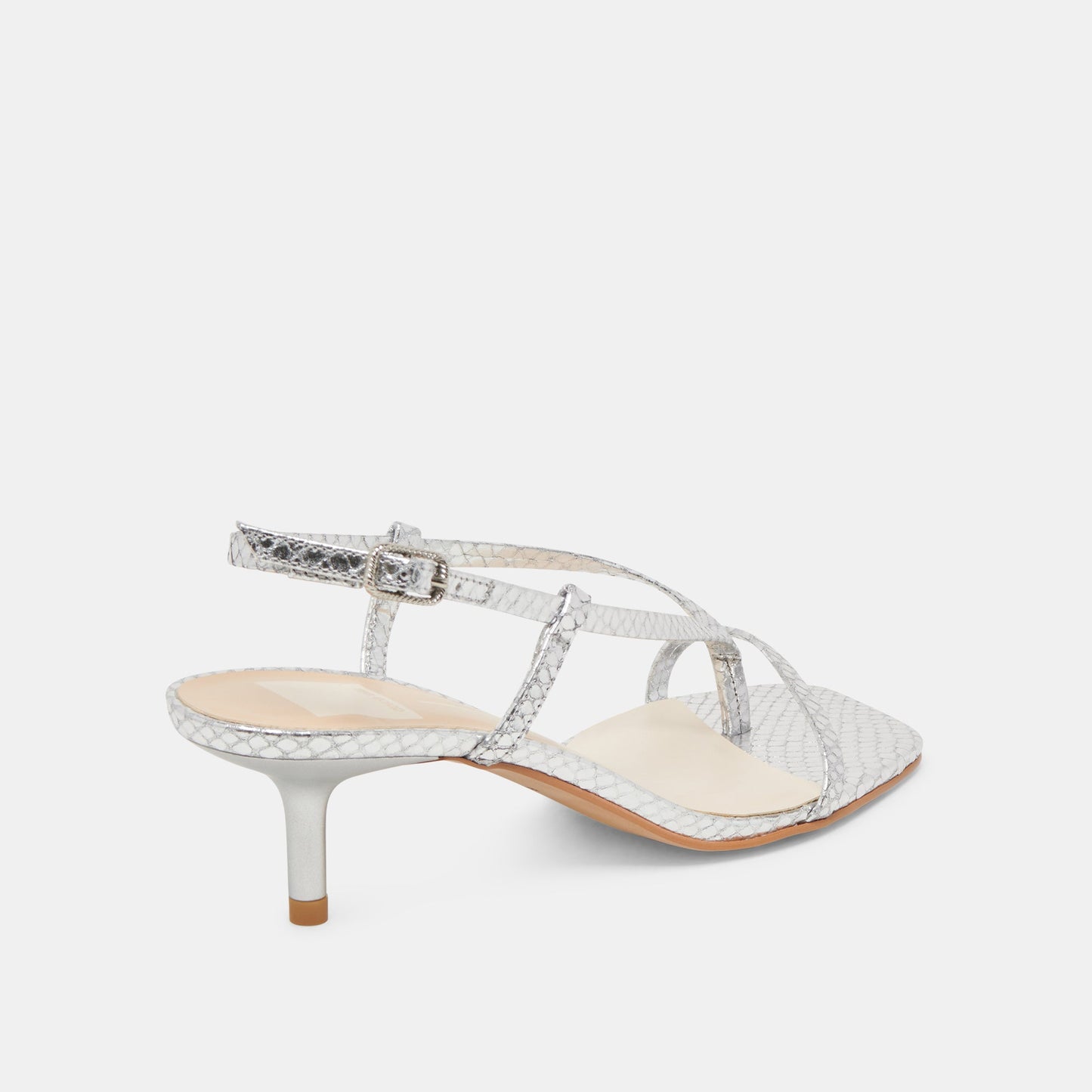 LAURY HEELS SILVER EMBOSSED LEATHER
 – Dolce Vita Dolce Vita On sale