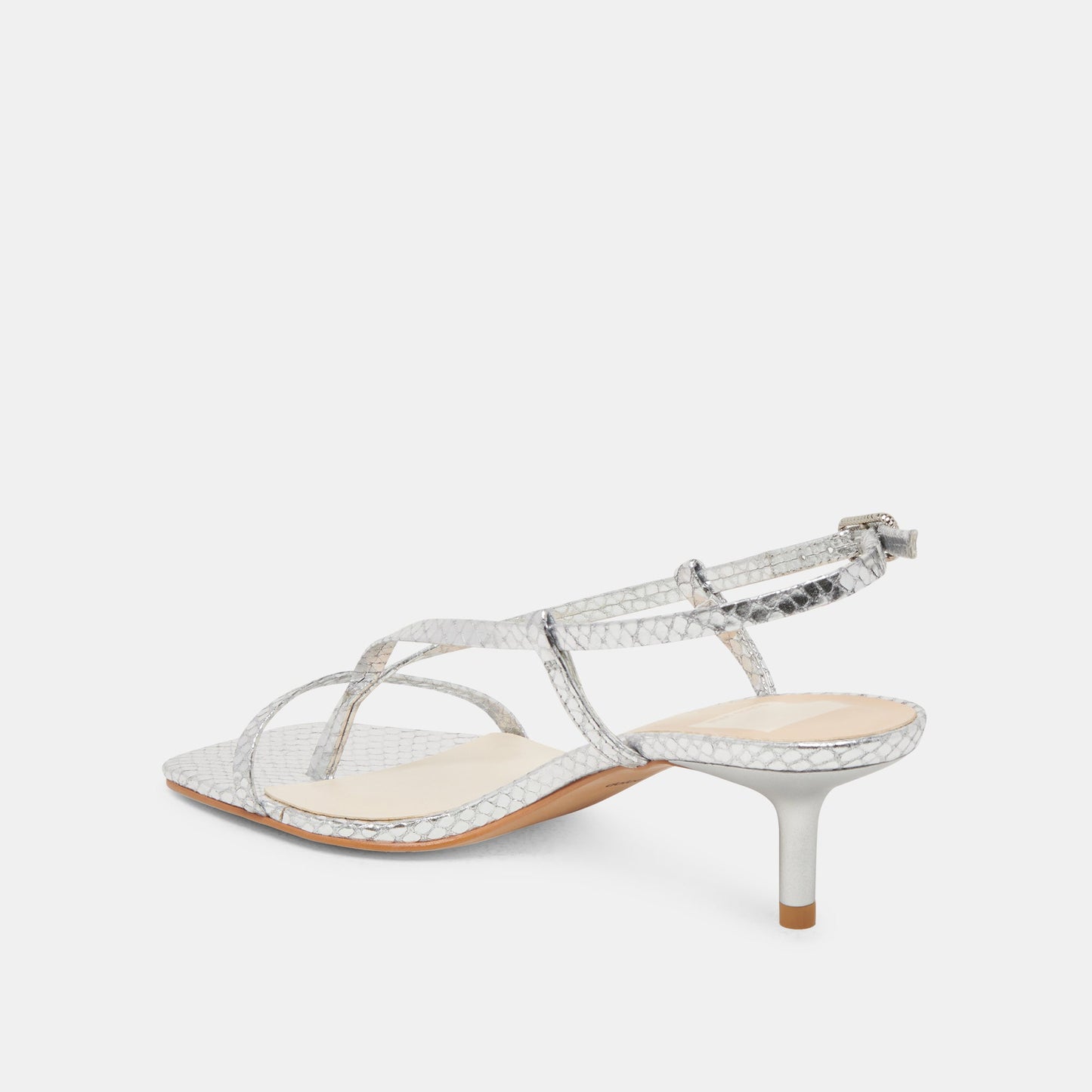 LAURY HEELS SILVER EMBOSSED LEATHER
 – Dolce Vita Dolce Vita On sale