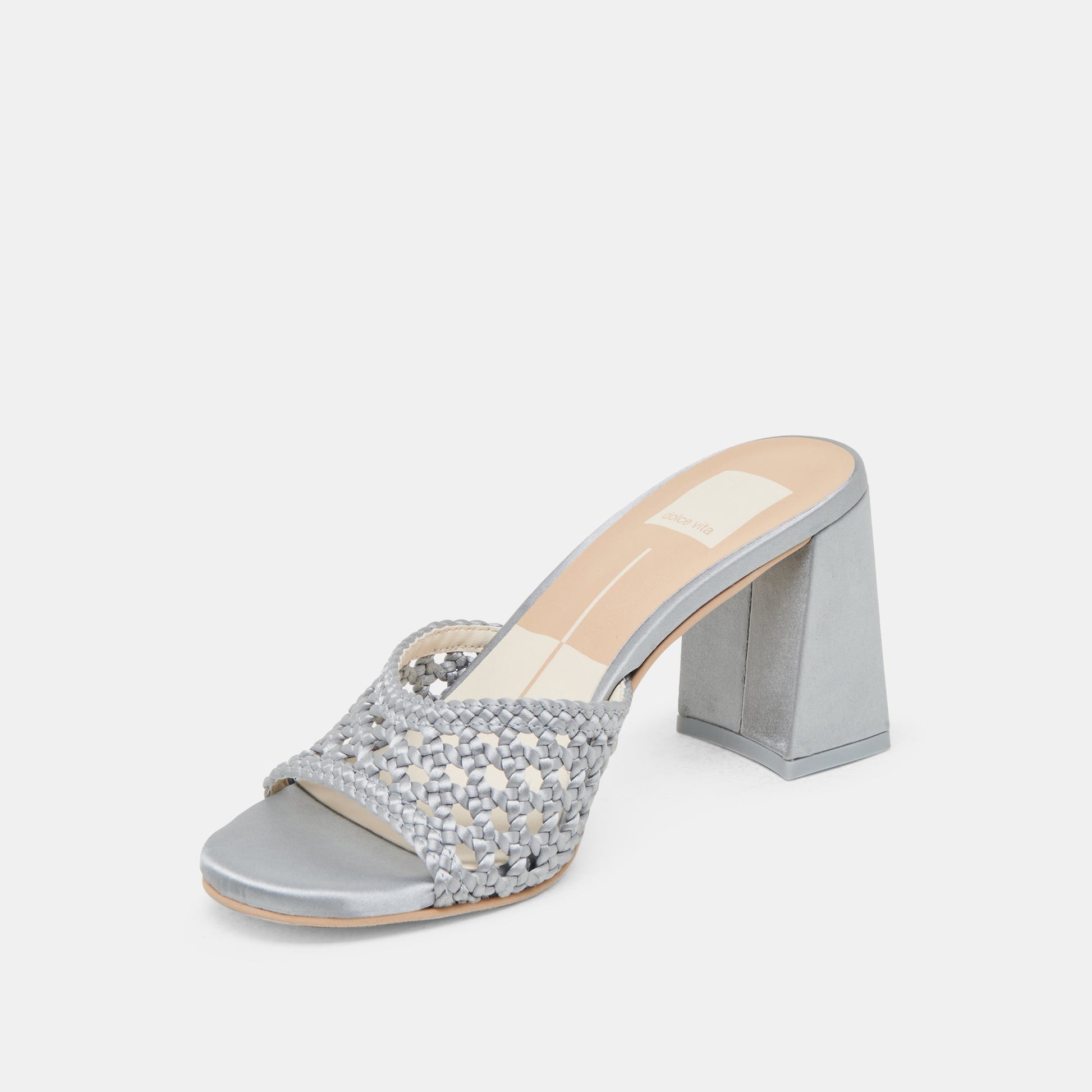MARGOE HEELS LIGHT BLUE WOVEN SATIN
 – Dolce Vita Dolce Vita New