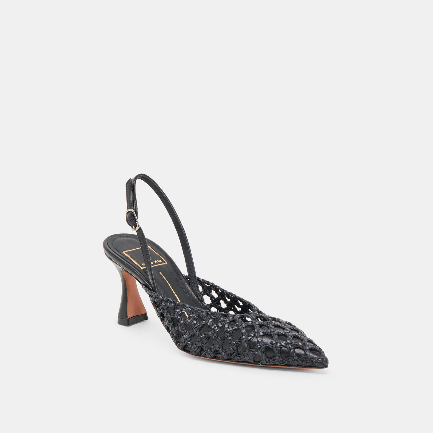 GLORIA HEELS BLACK WOVEN
 – Dolce Vita Dolce Vita Discount