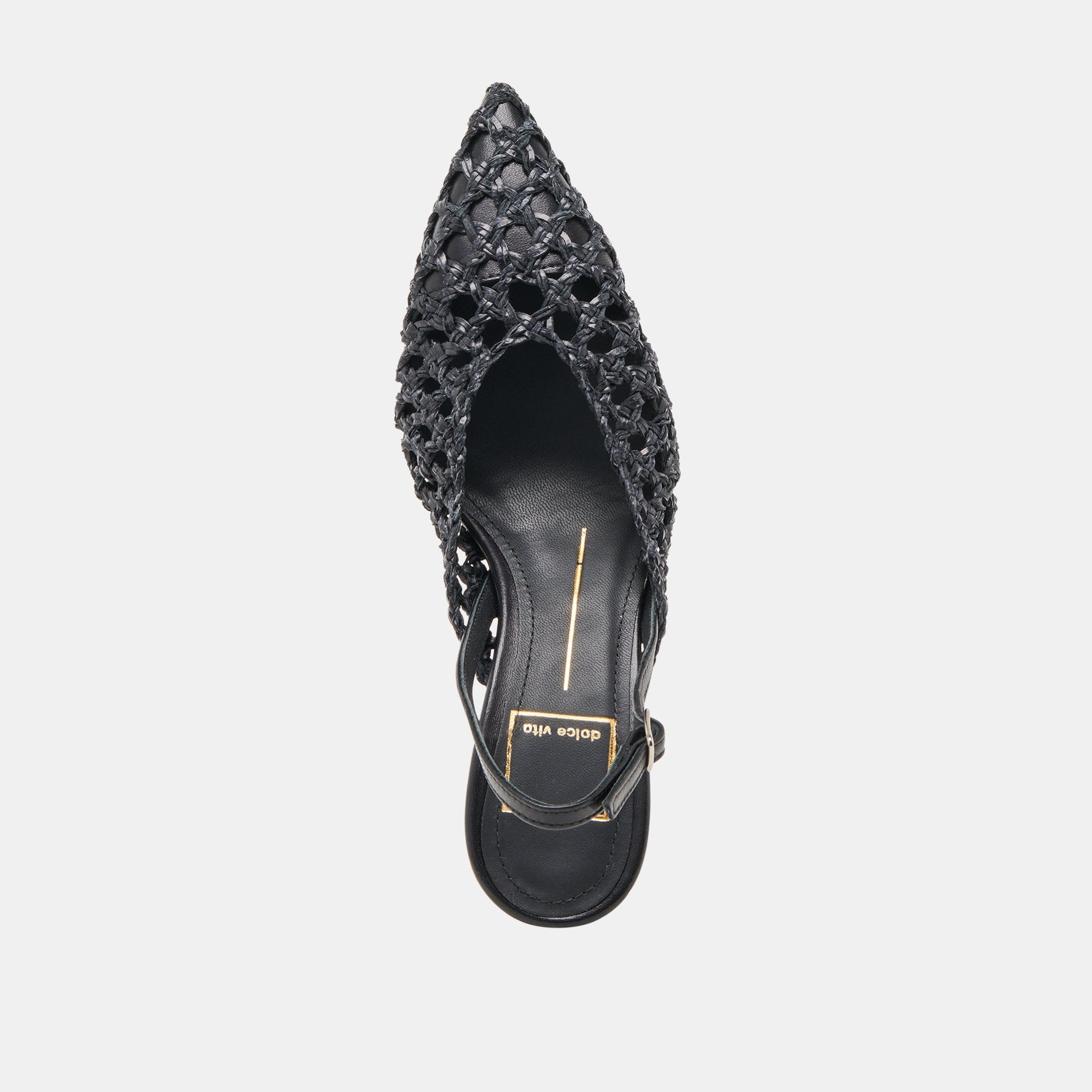 GLORIA HEELS BLACK WOVEN
 – Dolce Vita Dolce Vita Discount