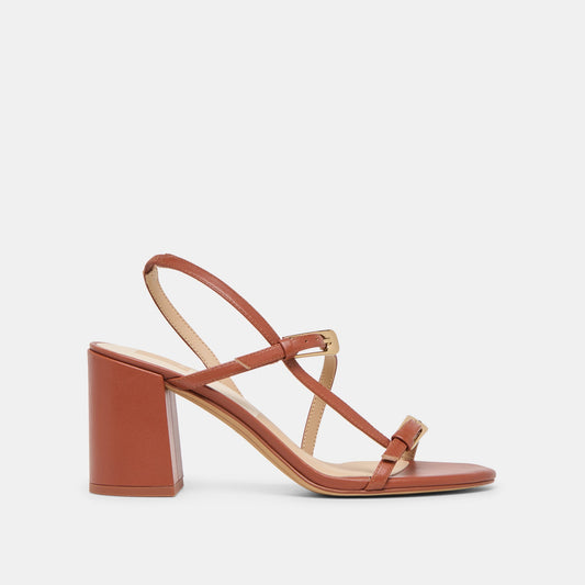 Faye Cognac Leather Heels Dolce Vita Sale