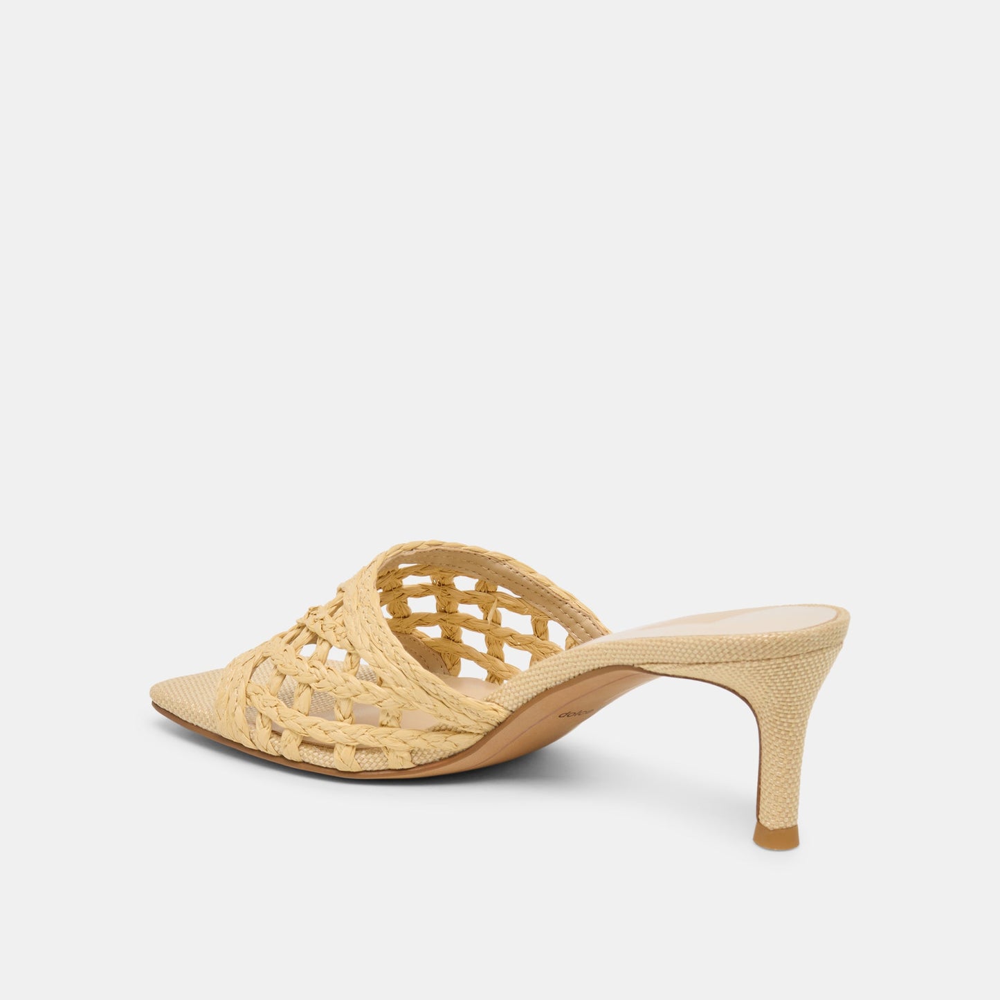 Bowen Lt Natural Raffia Heels Dolce Vita Outlet