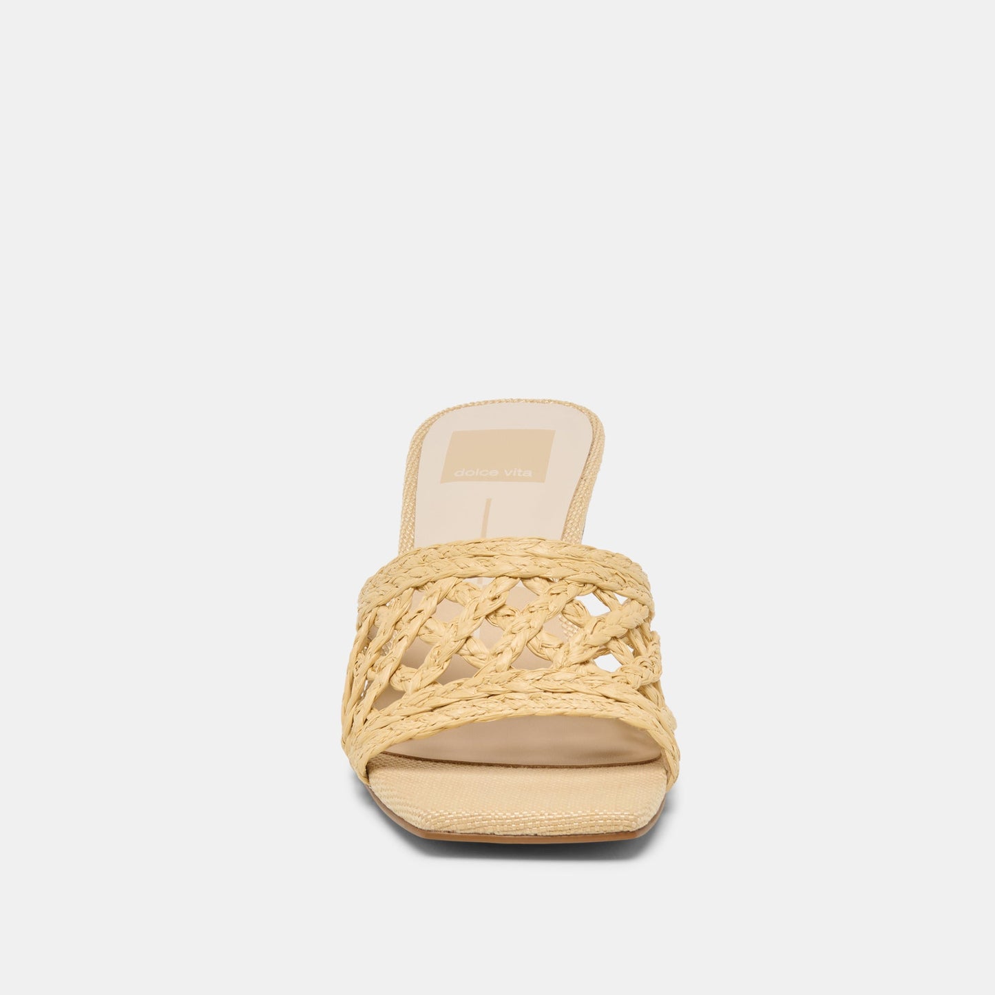 Bowen Lt Natural Raffia Heels Dolce Vita Outlet